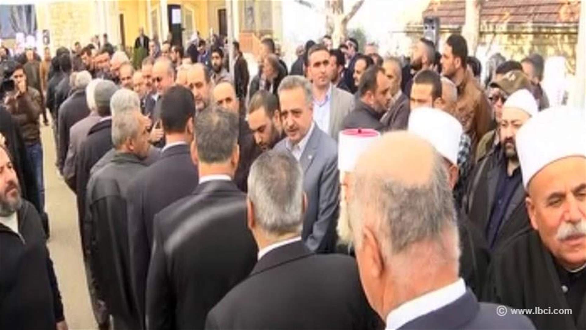 صلاة عن روح سمير القنطار في عبيه 