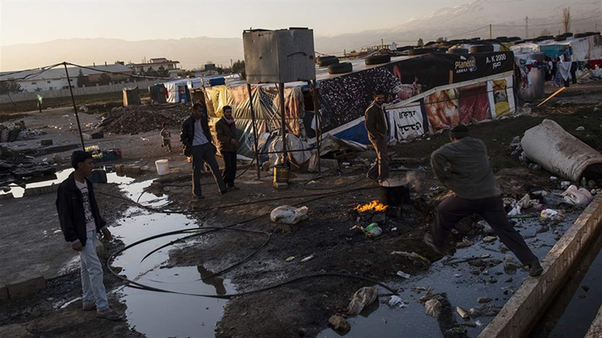 Syrian refugees face another winter in flimsy shelters