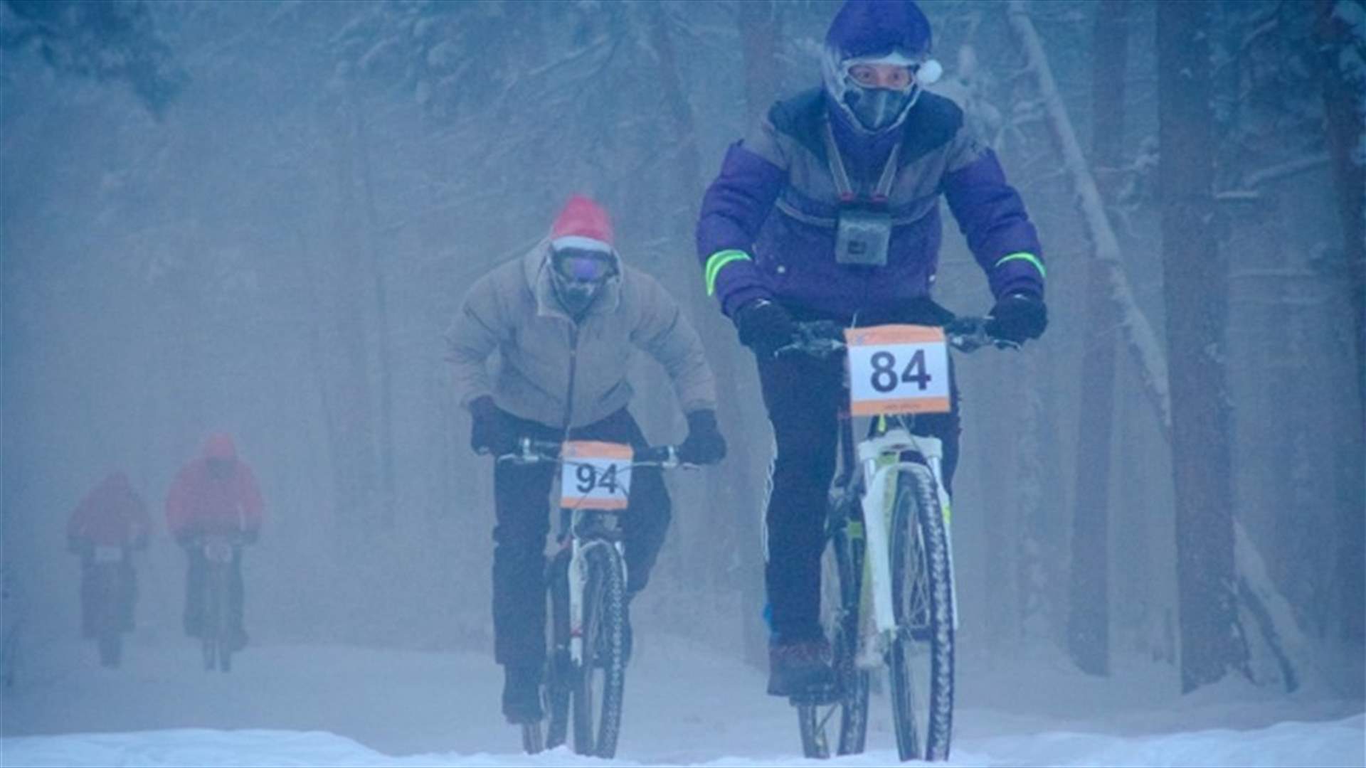 Coldest Bicycle Race In The World Held At -45°C