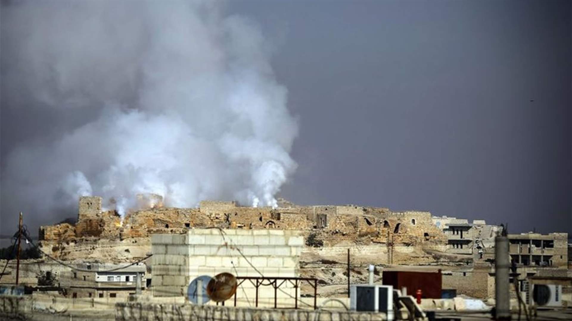 Air strike in Syria kills at least 39 people in rebel-held town: monitor