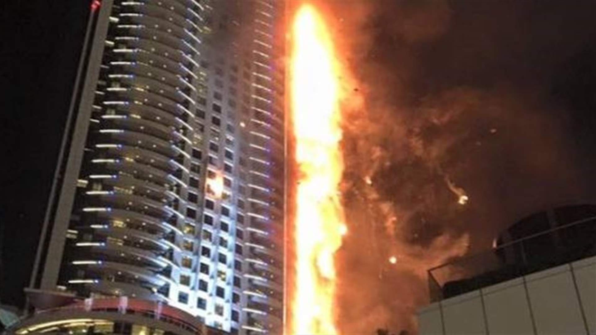 شرطة دبي: حريق الفندق  ليلة رأس السنة كان نتيجة ماس كهربائي
