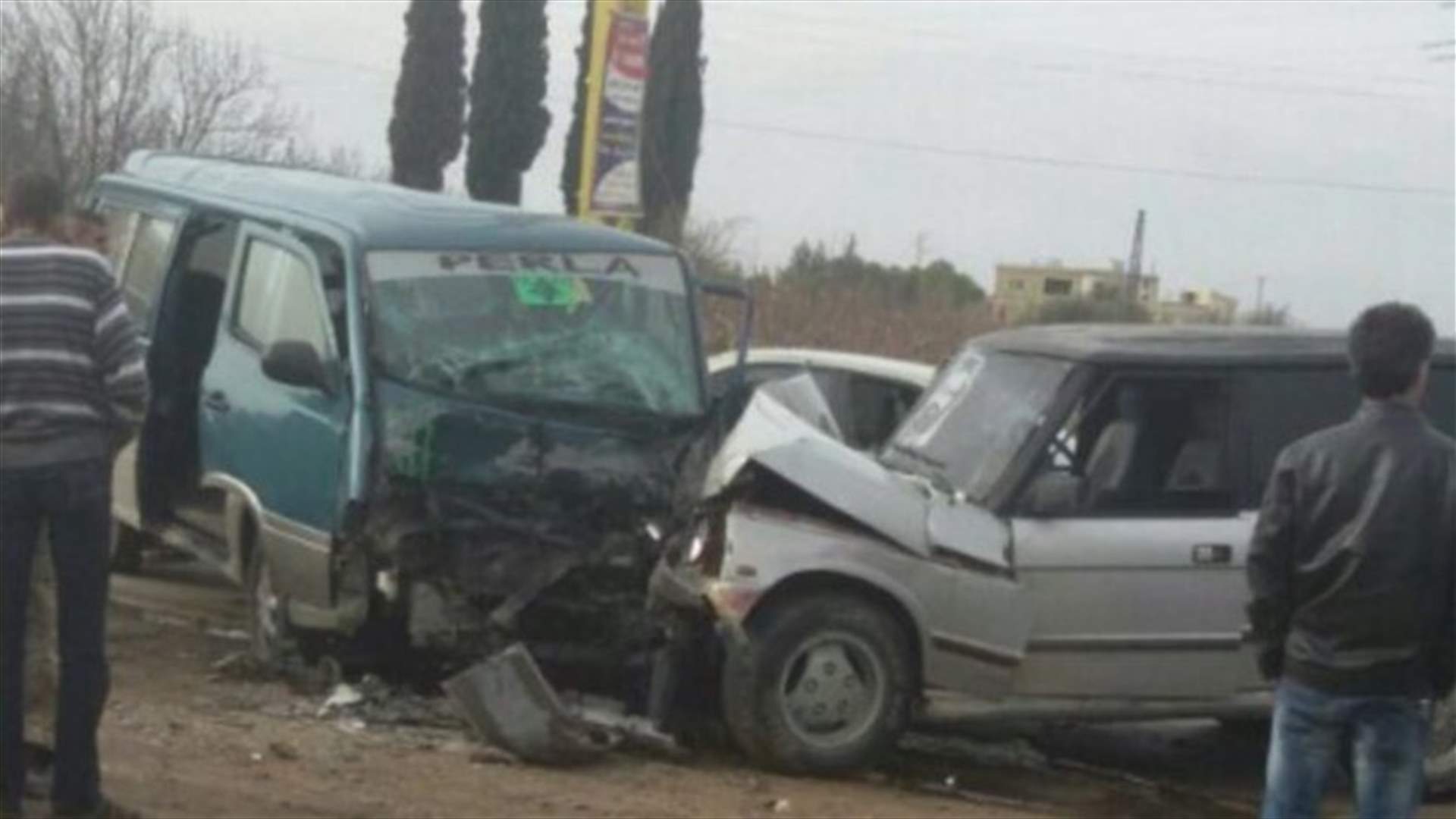 جريحان في حادث سير على طريق عام اللبوة بعلبك