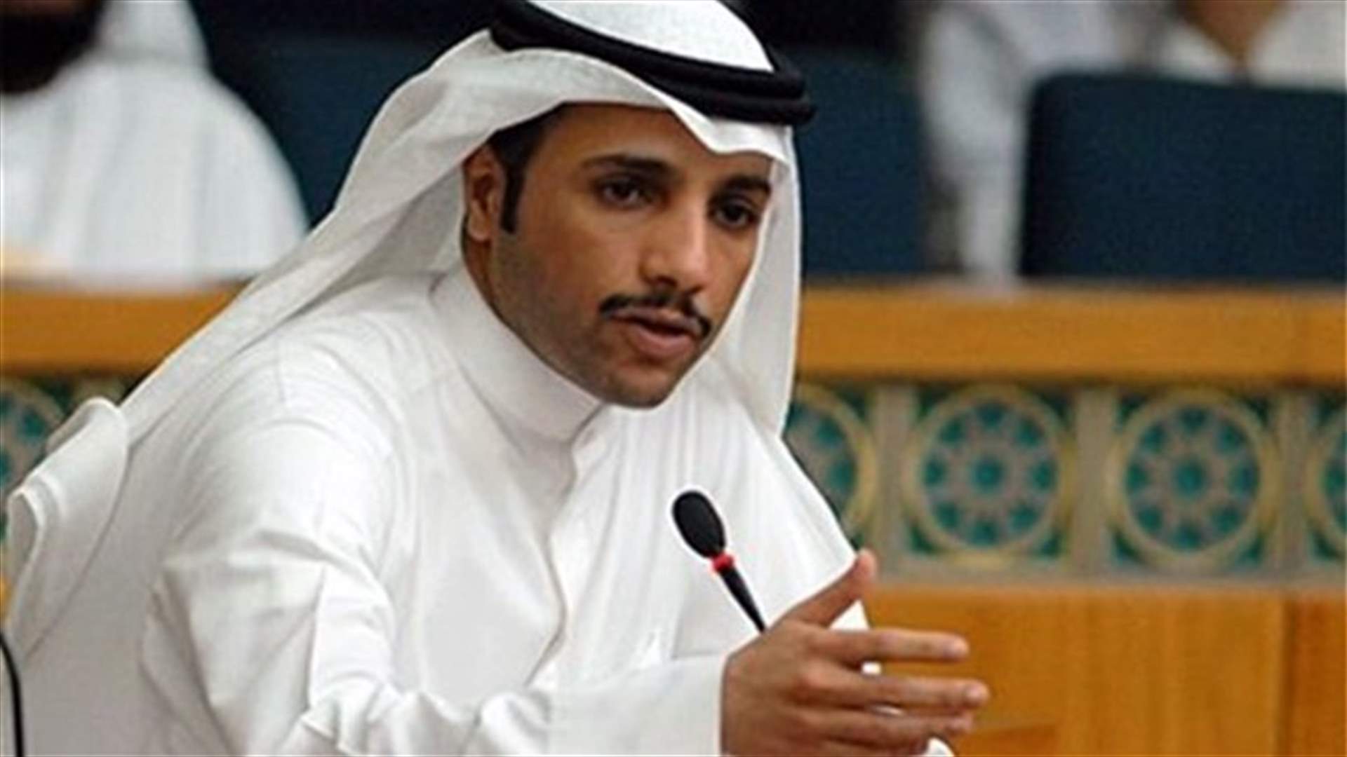 رئيس مجلس الامة الكويتي في بيروت