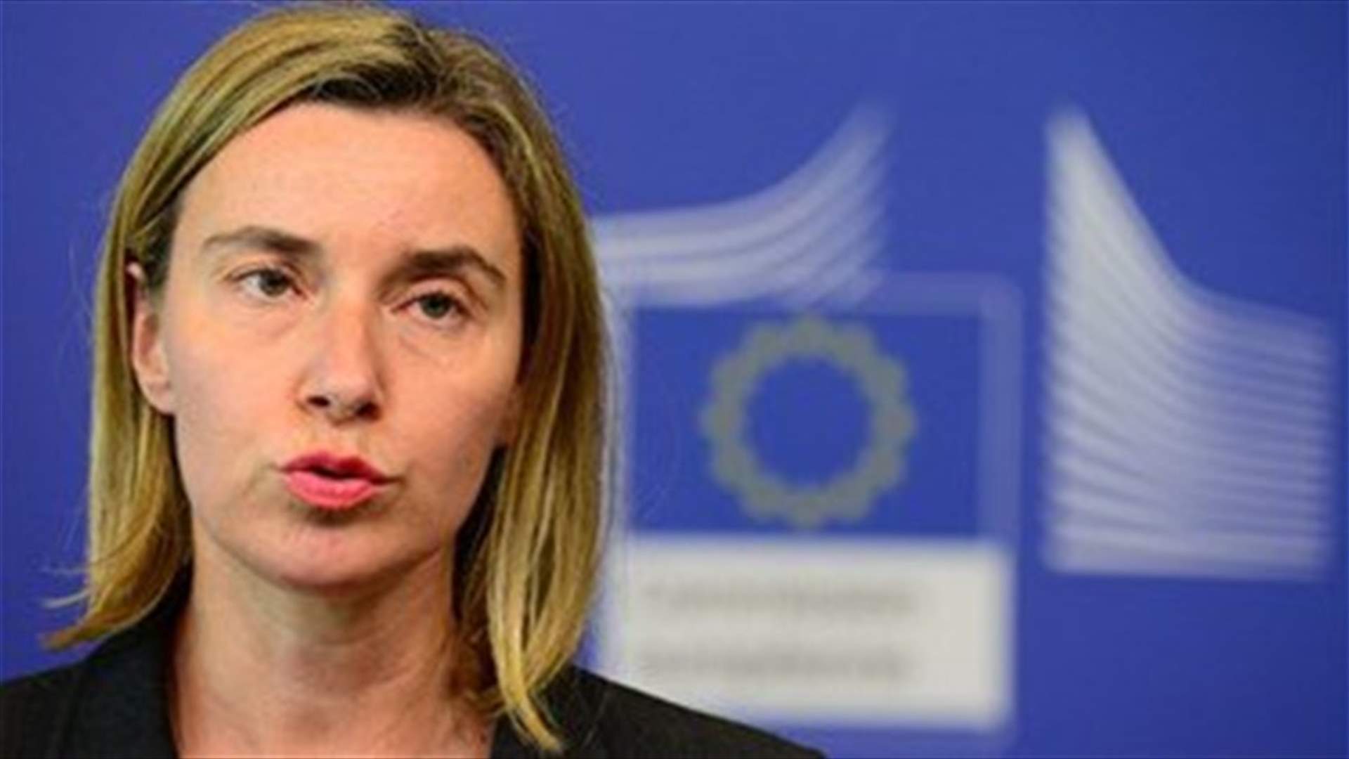 Mogherini says confident EU will deliver 3 bln euro to Turkey in migrant deal