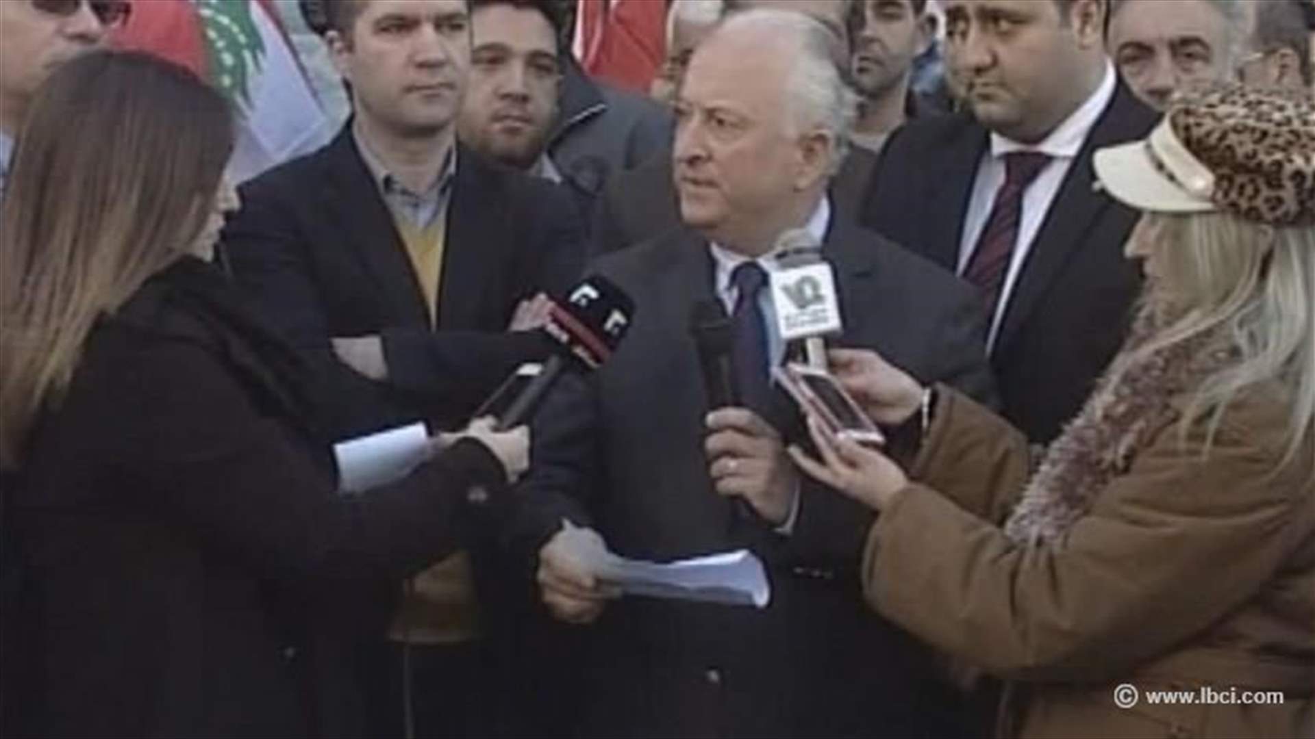 March 14 youth organizations protest against Samaha’s release in Sidon