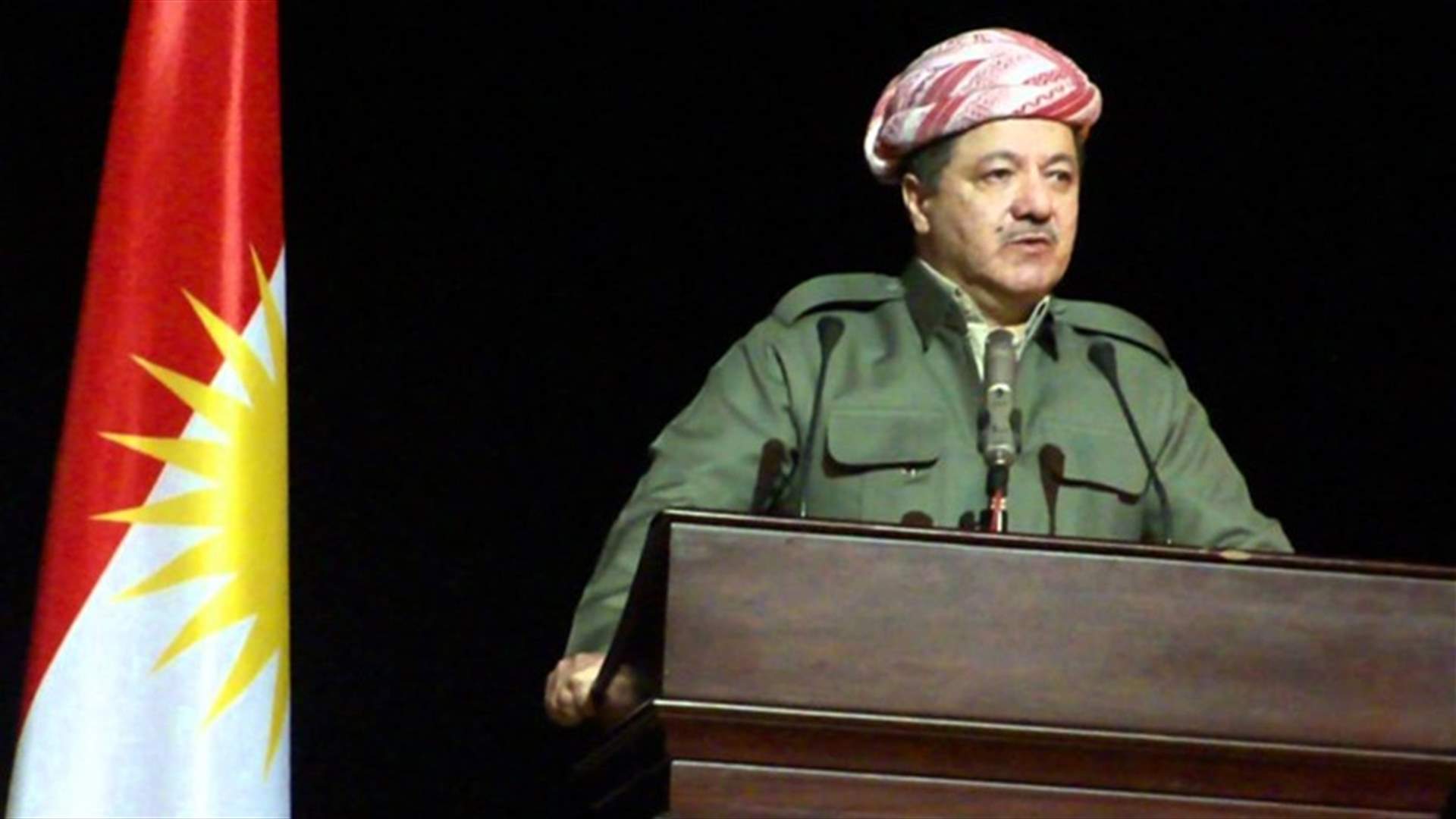 بارزاني: الوقت حان لتنظيم استفتاء حول اقامة دولة مستقلة في كردستان