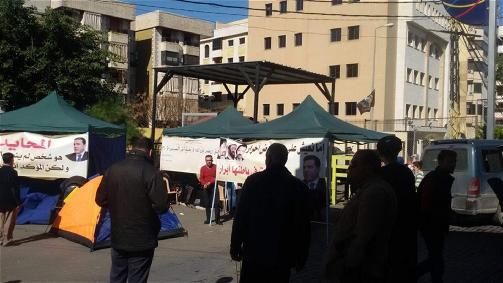 Sit-in staged on airport road to protest against Hassan Yaacoub’s ongoing detention
