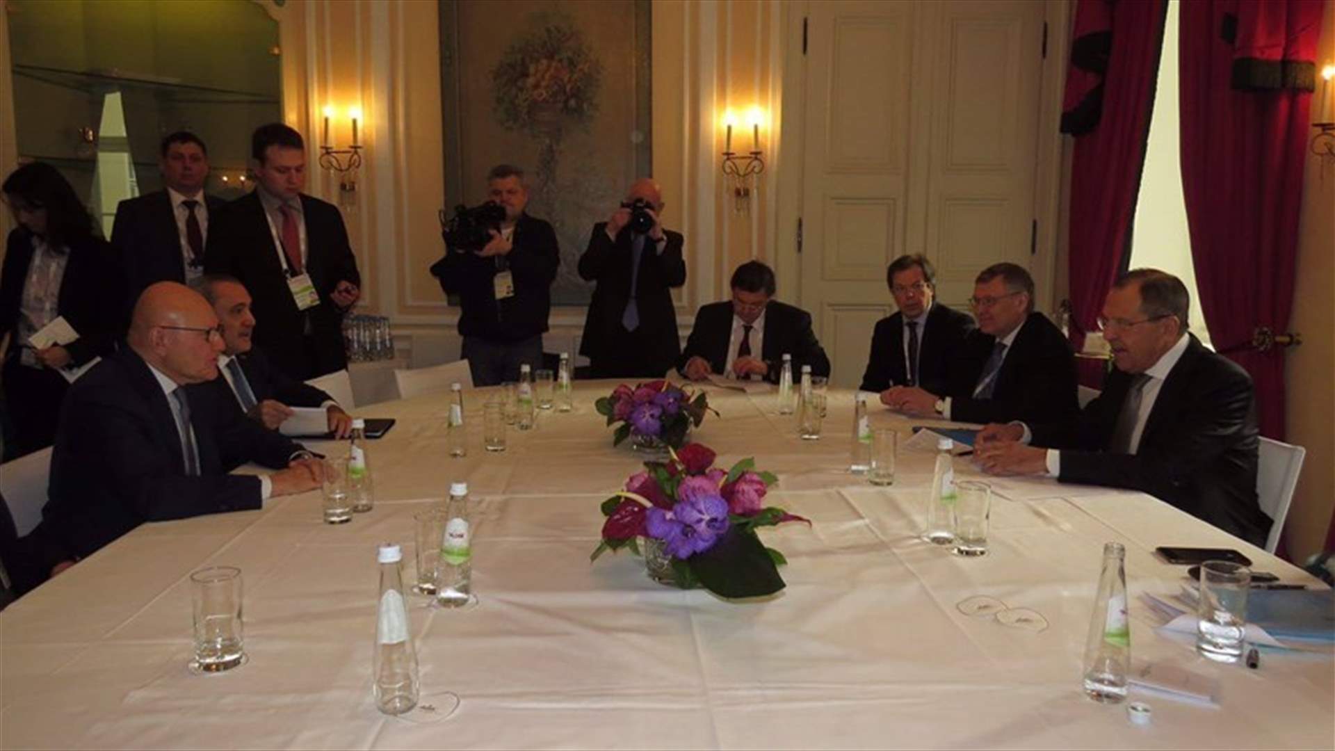 PM Salam meets with Russia’s Lavrov in Munich
