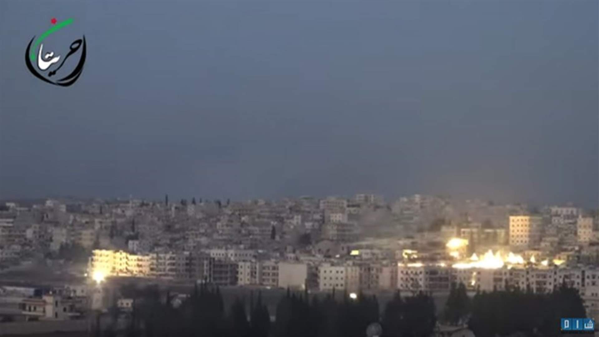 [VIDEOS] Fierce Russian air-raids hit northern Aleppo 