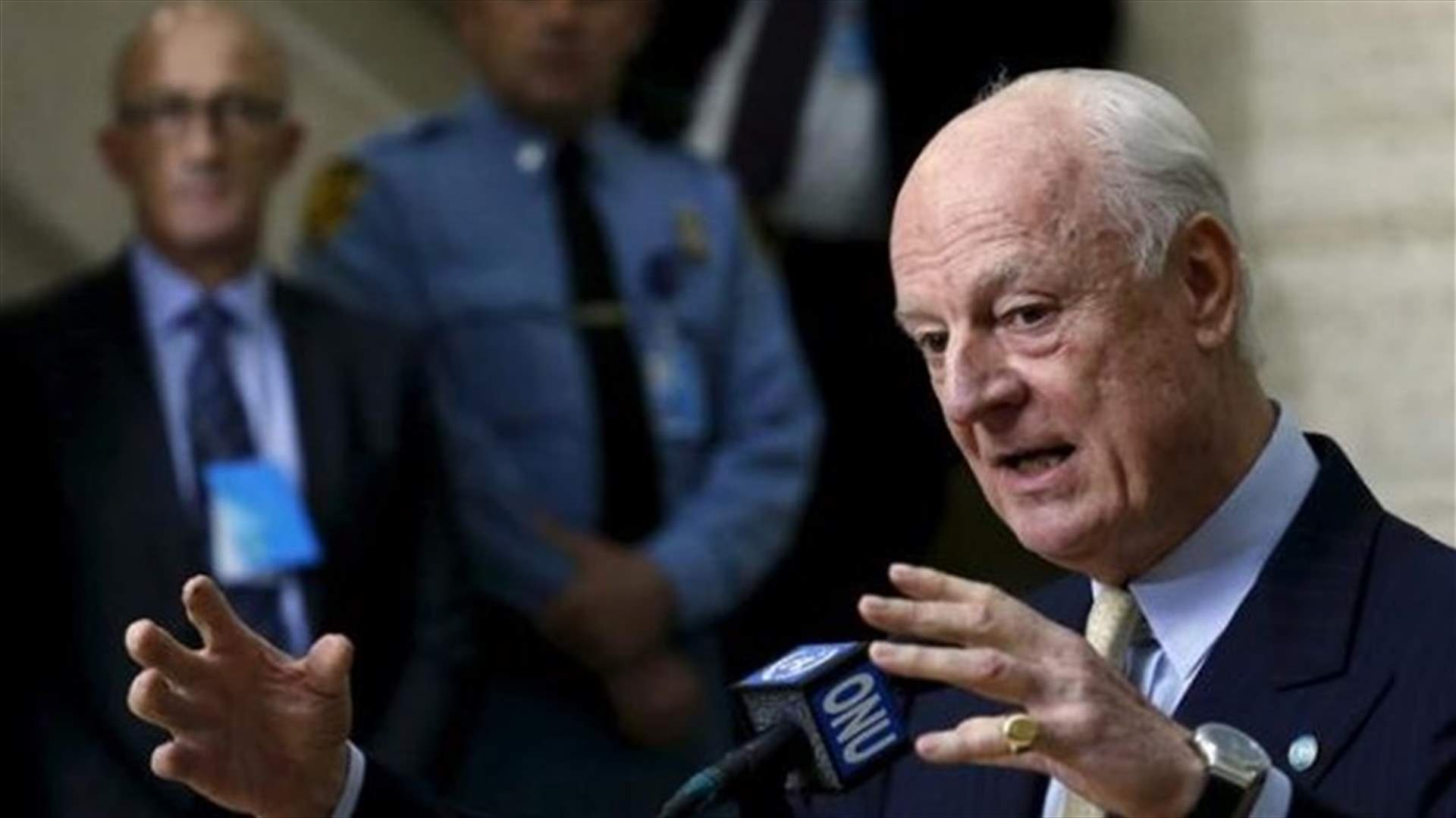 UN envoy discusses ceasefire, aid with Syrian foreign minister - spokesman