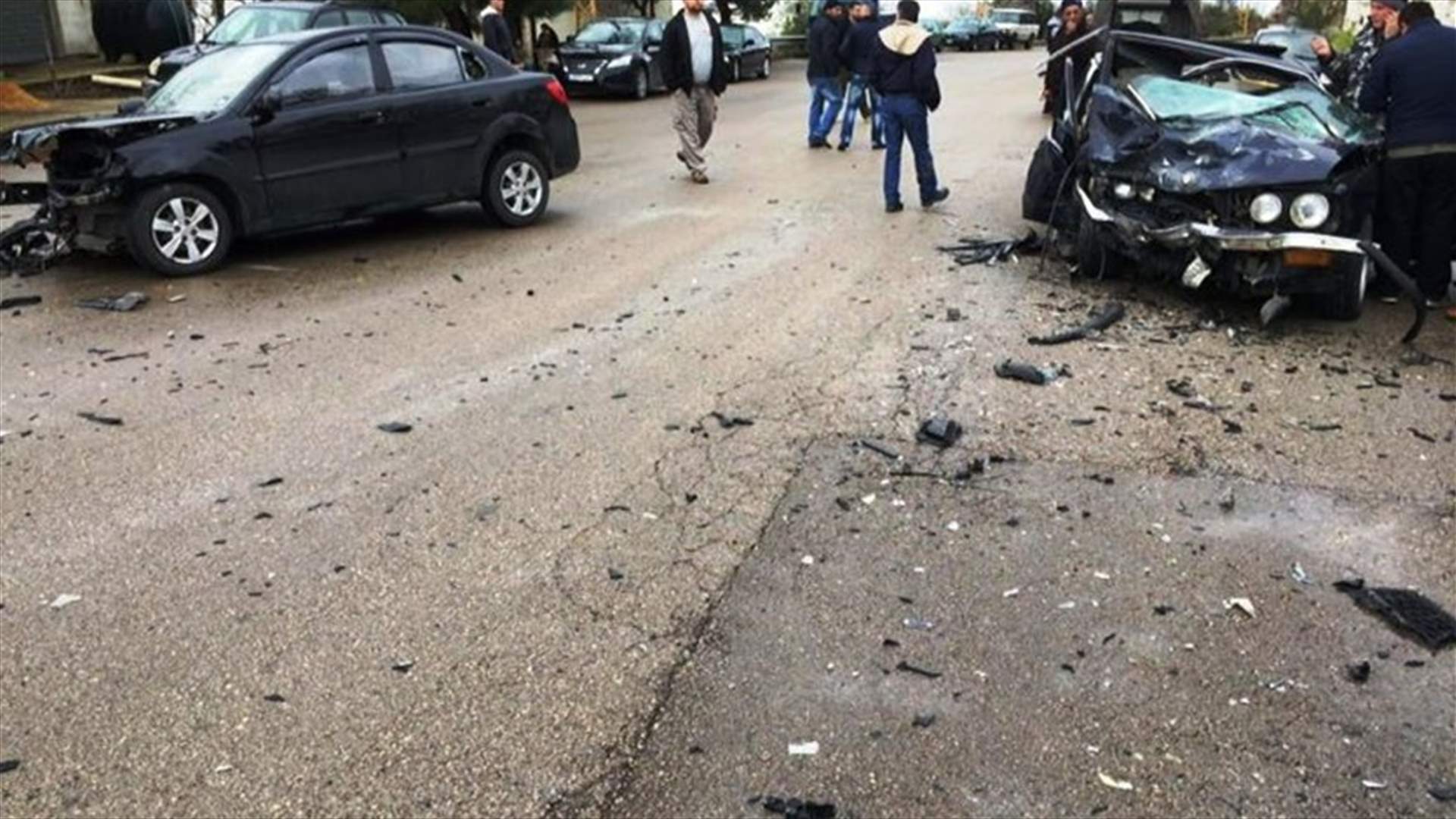 قتيلان في حادث سير على طريق عام مار شربل