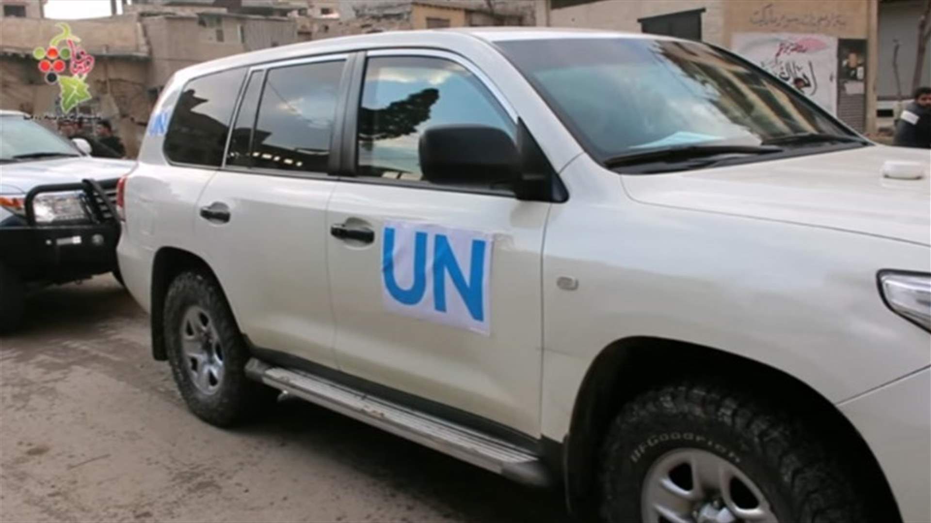 UN-led aid convoy reaches blockaded area of Damascus