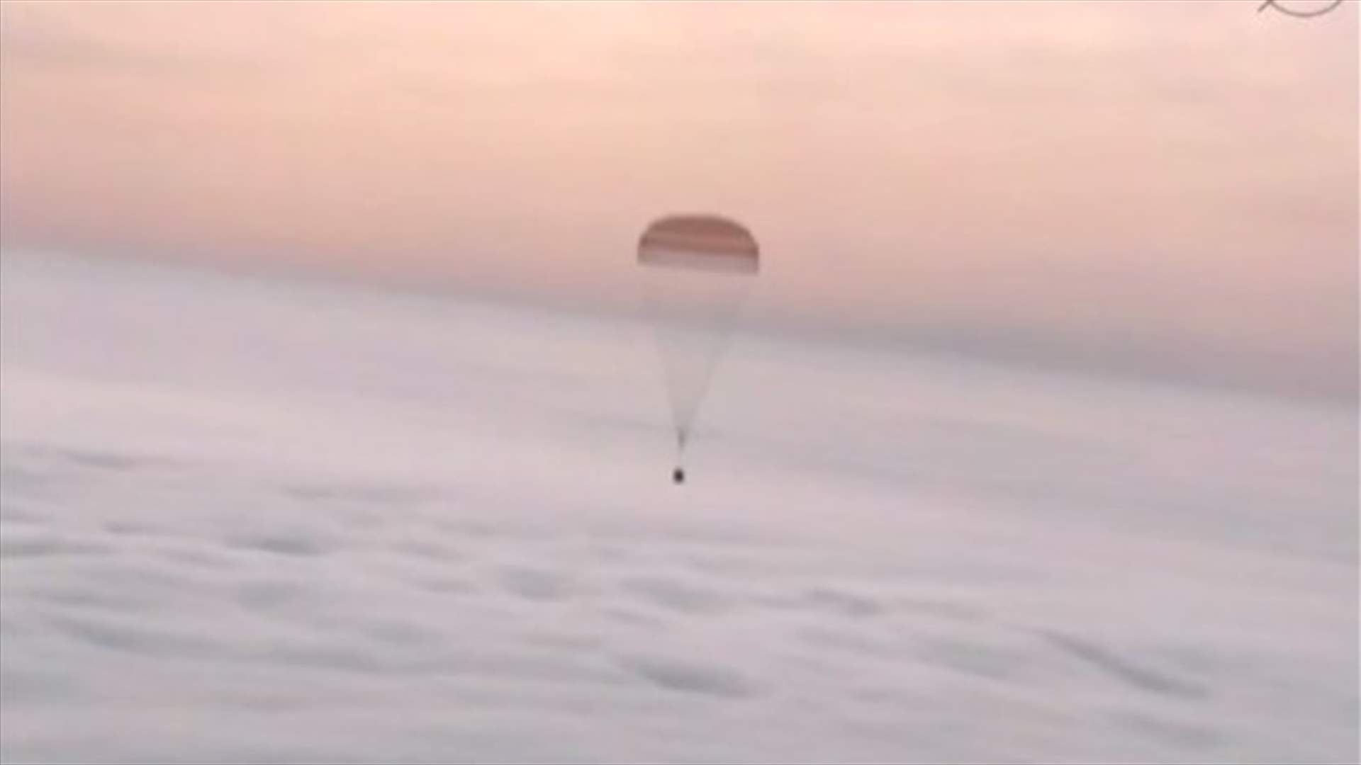 NASA Spaceman Back From Record Year Flight; Gives Thumbs Up