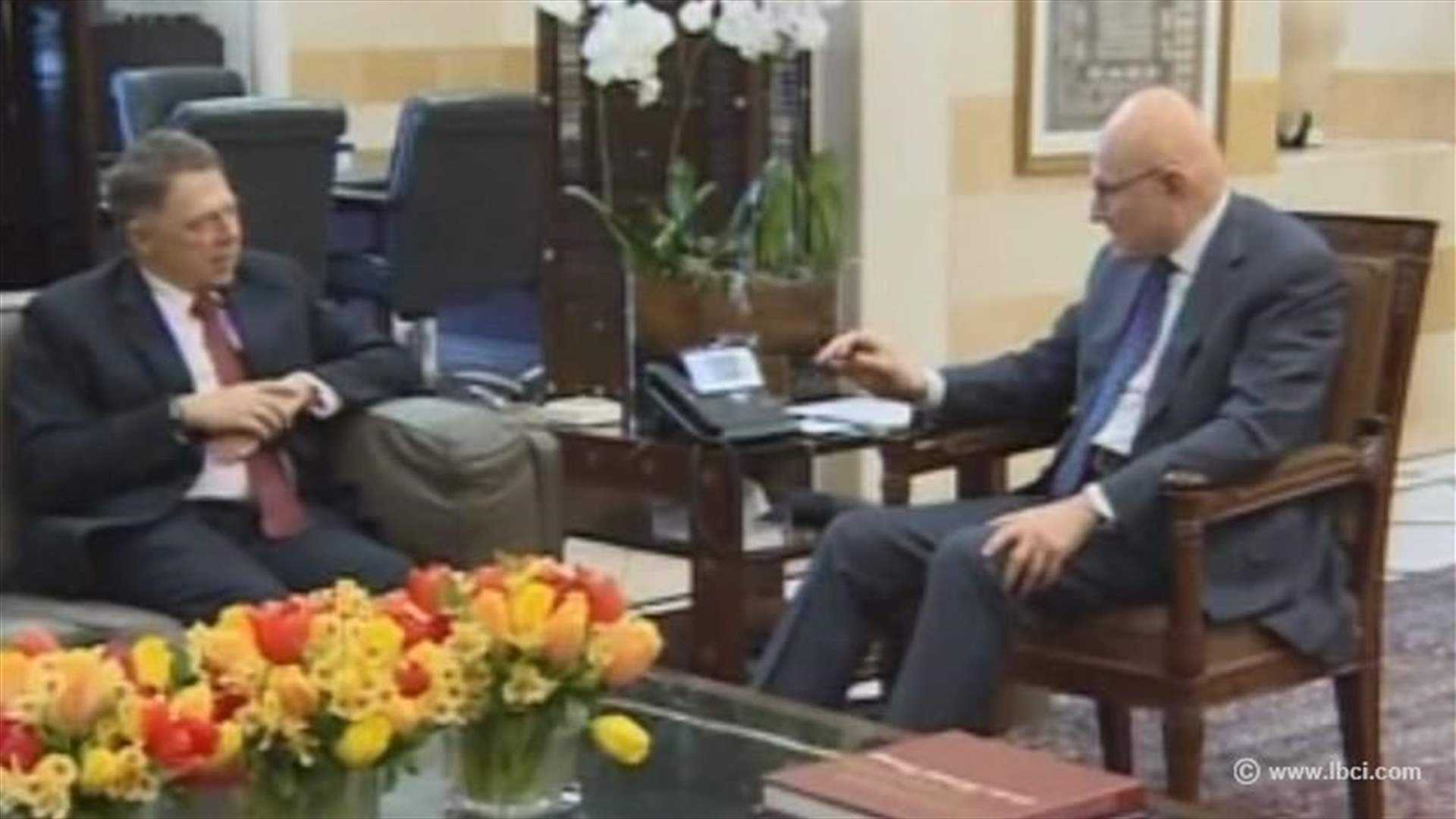 Salam receives Jones at Grand Serail 