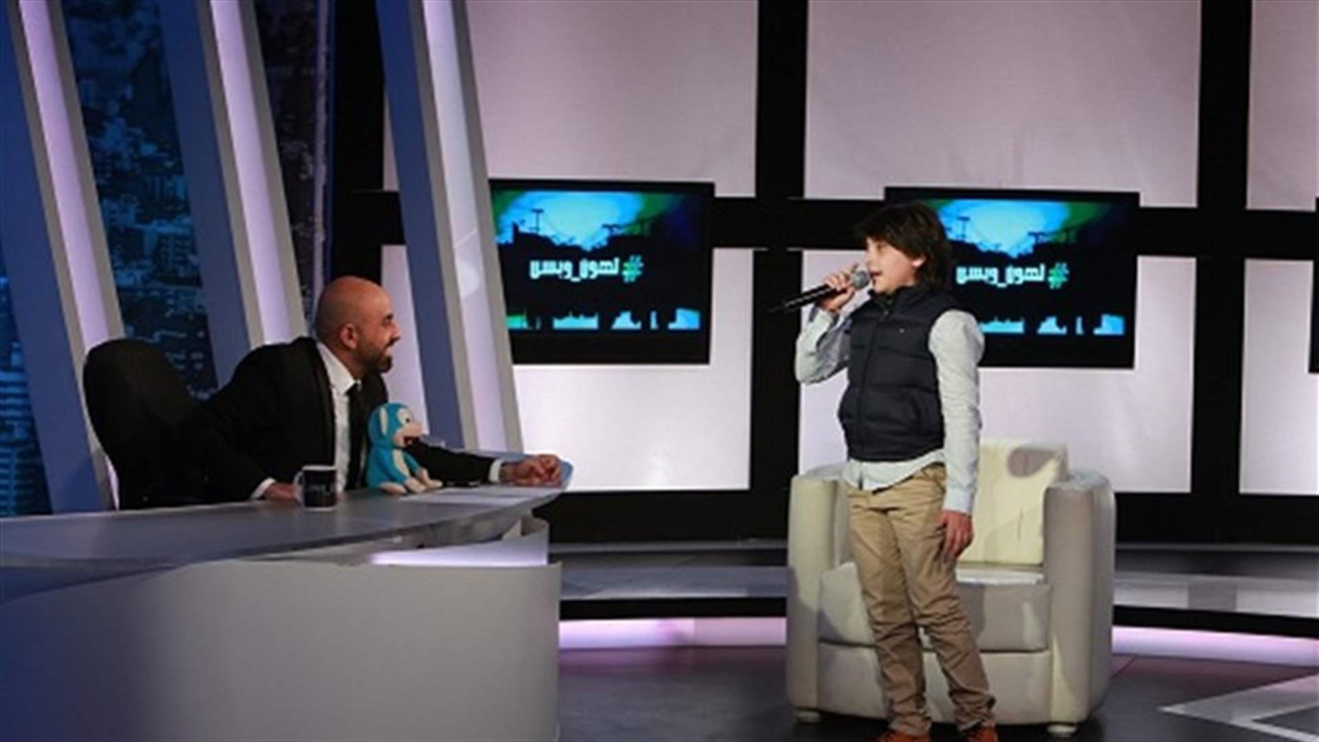 خاص: نجم The Voice Kids غدي بشارة يُفاجئ هشام حداد