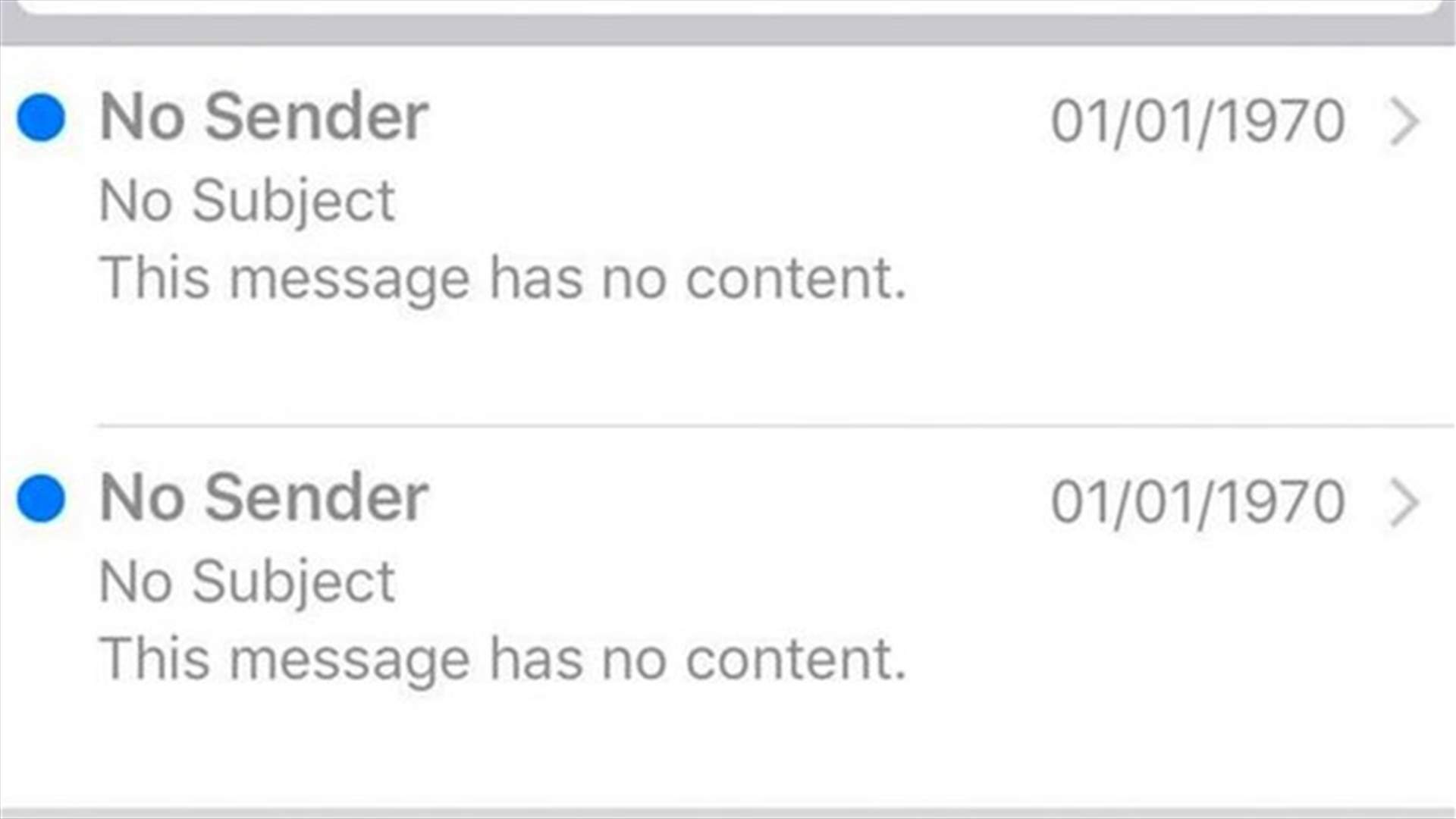 iPhone Users Receive Messages From The 70s 