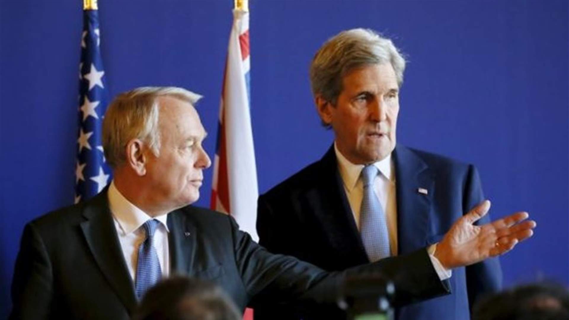 US, France say Syrian government trying to spoil peace talks