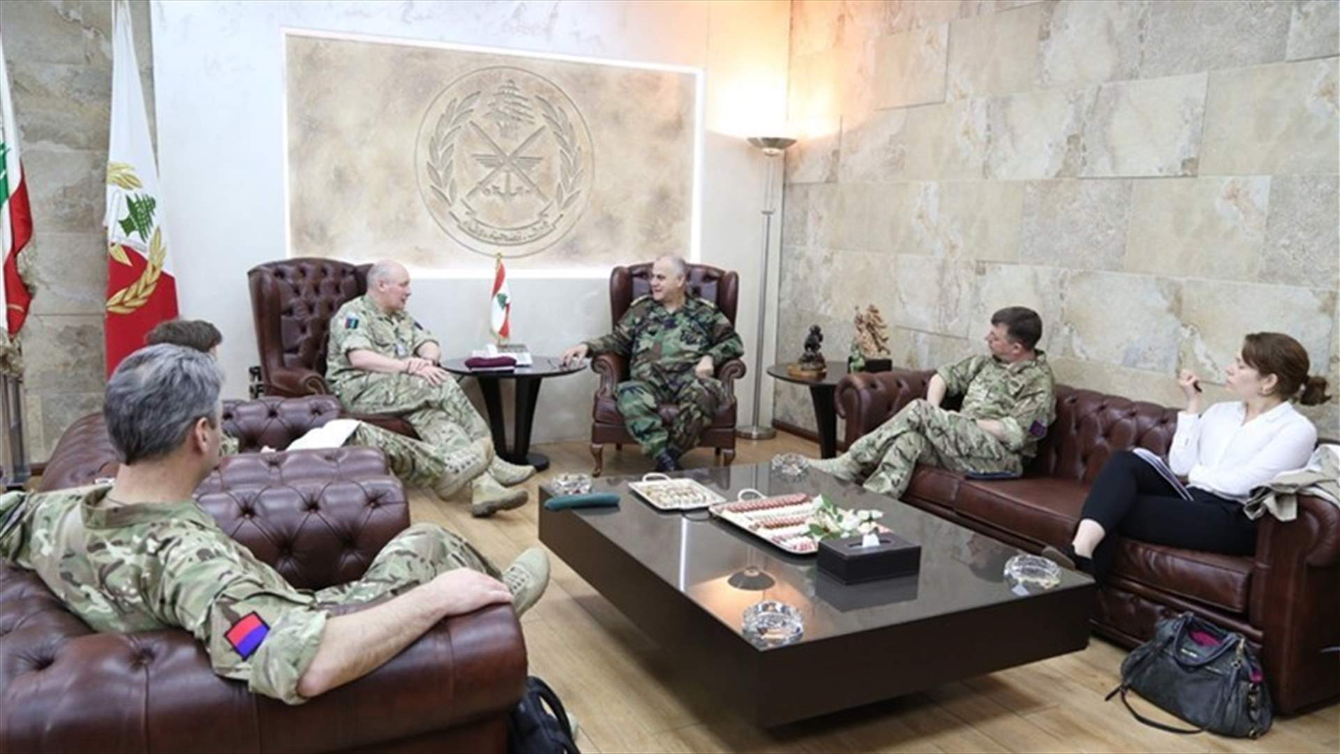 Kahwagi meets UK Joint Operations Chief