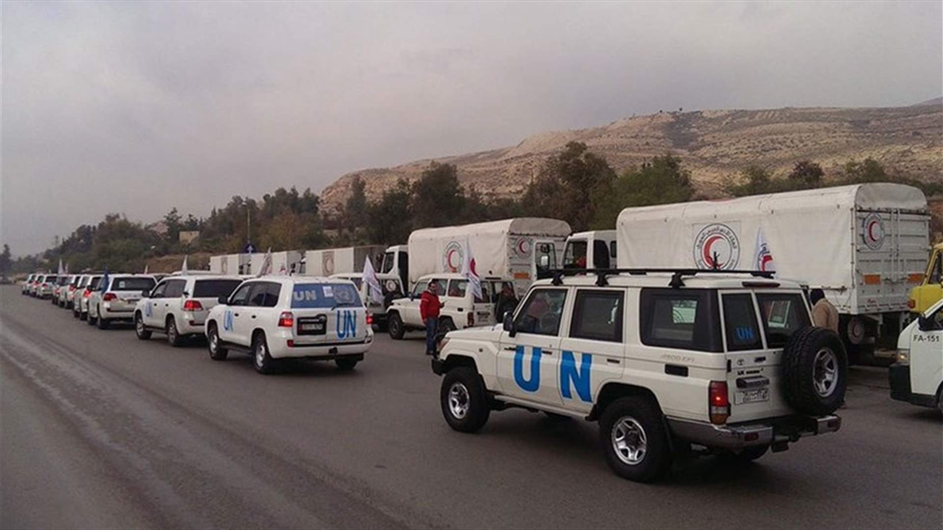 Syria greenlights aid for most besieged towns, U.N. says