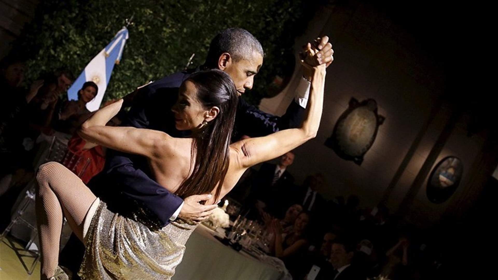 بالفيديو: باراك أوباما يرقص التانغو