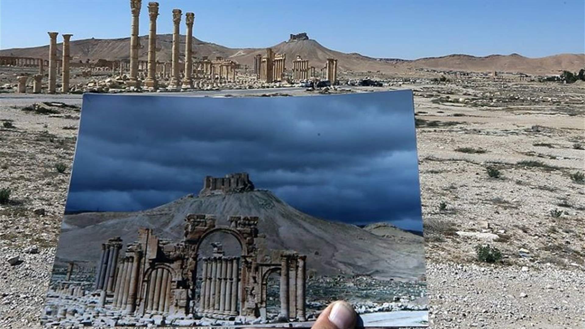 بالصور: تدمر... قبل داعش وبعده
