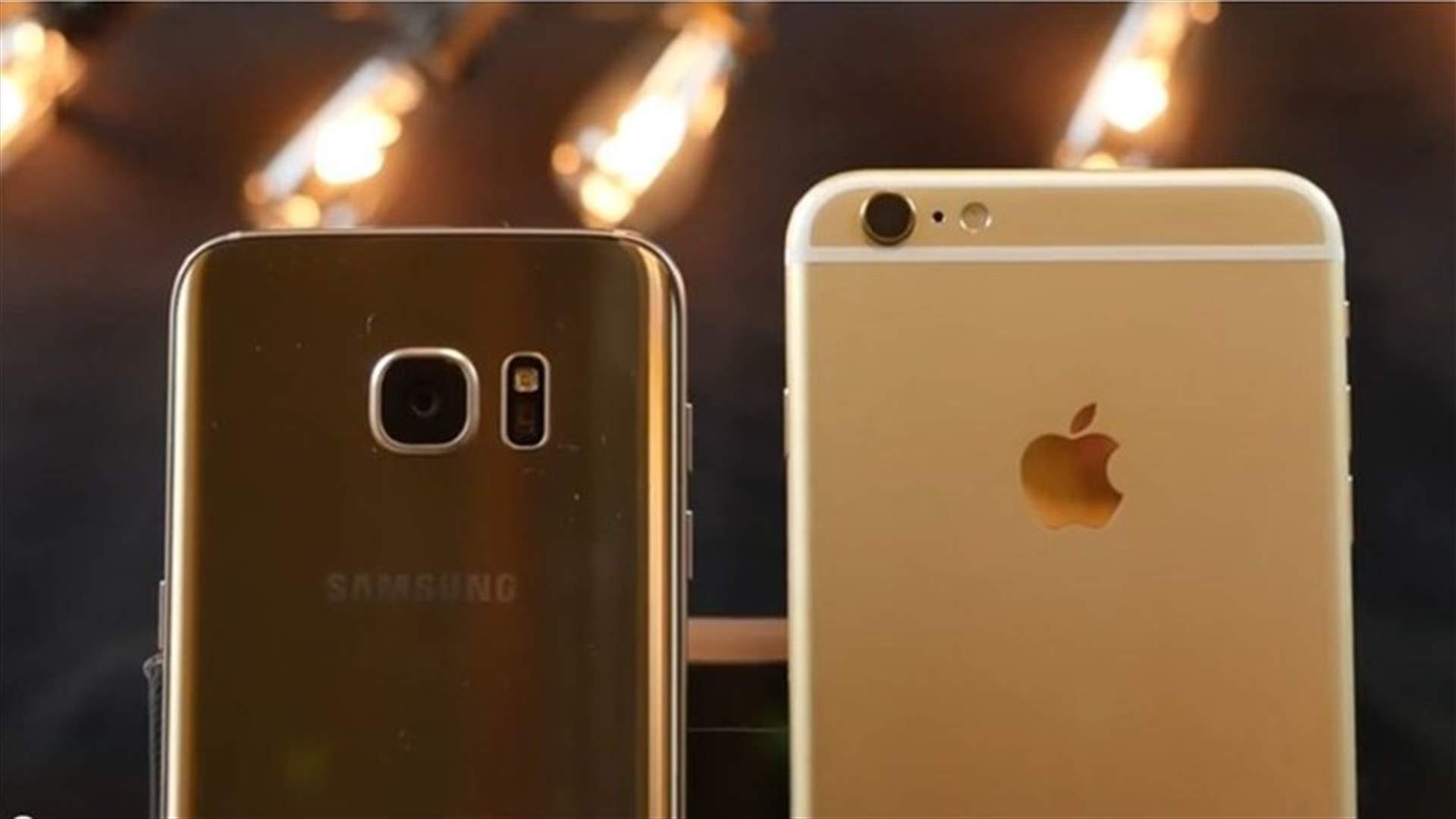 بالفيديو: آيفون 6S وسامسونغ S7 Edge في اختبارٍ قويّ... أيهما أفضل؟