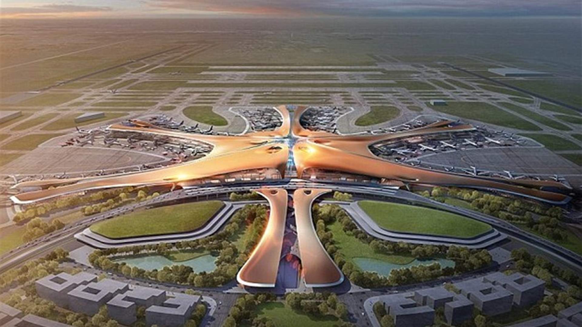 بالصور: أكبر مطار في العالم من تصميم زها حديد يتعرّض للسخريّة في الصين