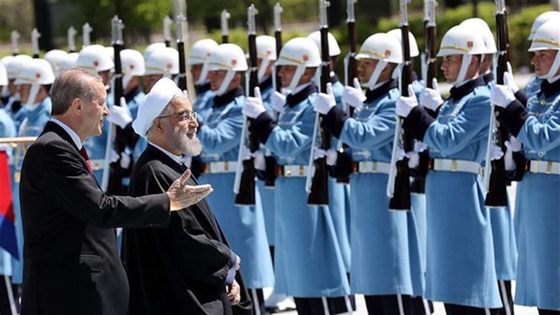 Iran's Rouhani holds talks with Turkish President Erdogan in Ankara
