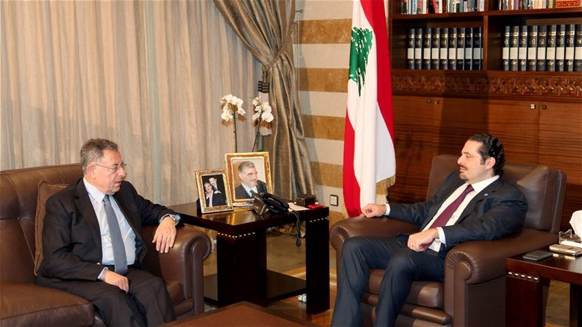 الحريري عرض الاوضاع مع السنيورة والصفدي