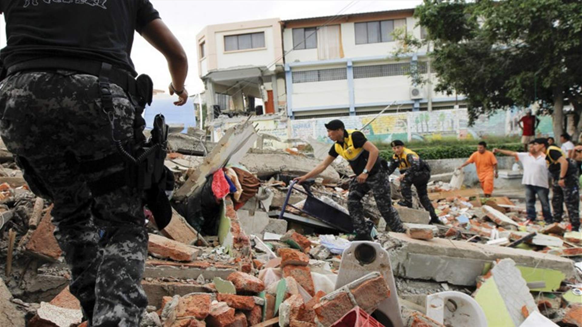 زلزال جديد يضرب سواحل الاكوادور