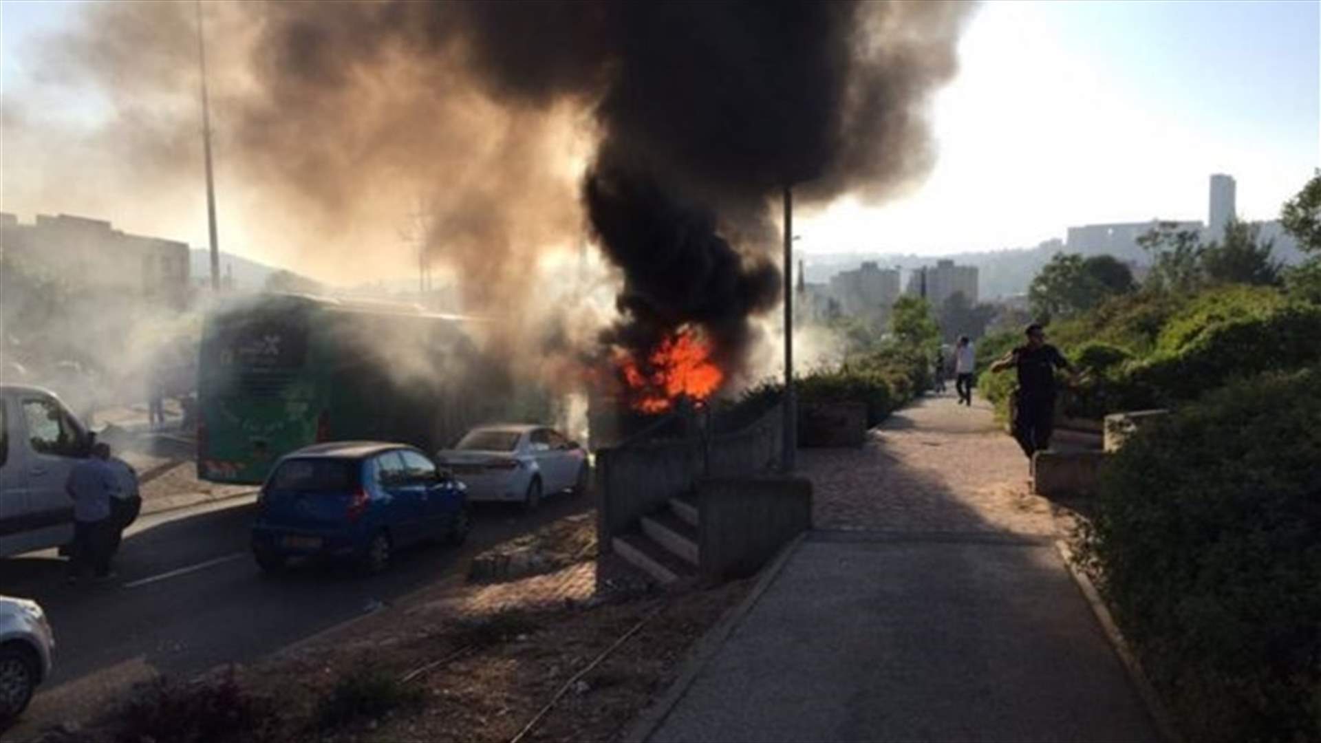 الشرطة الاسرائيلية: تفجير الحافلة في القدس كان هجوما انتحاريا
