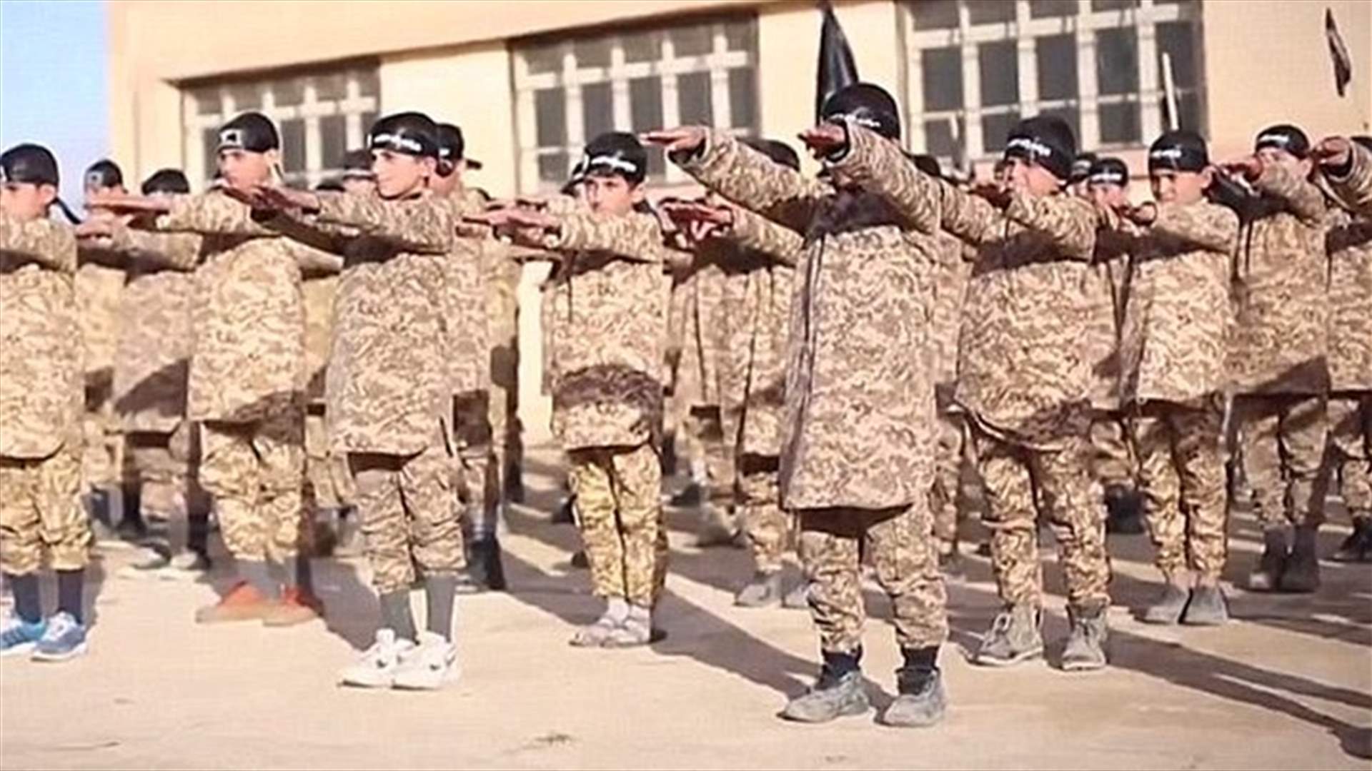 Scarred Yazidi boys escape Islamic State combat training