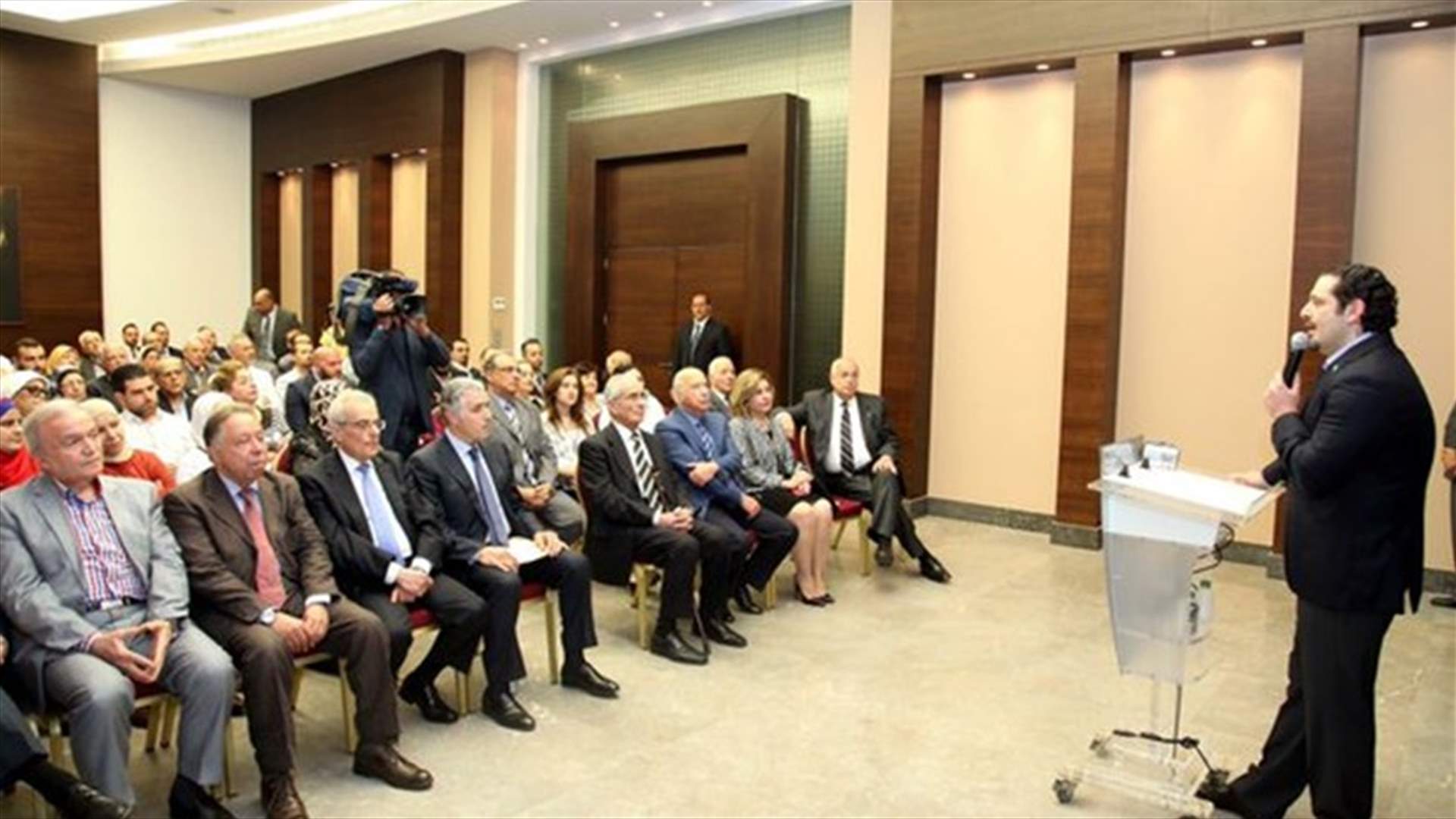 الحريري خلال استقباله عائلات بيروتية: تعطيل الانتخابات الرئاسية يهدف إلى إضعاف الدولة 