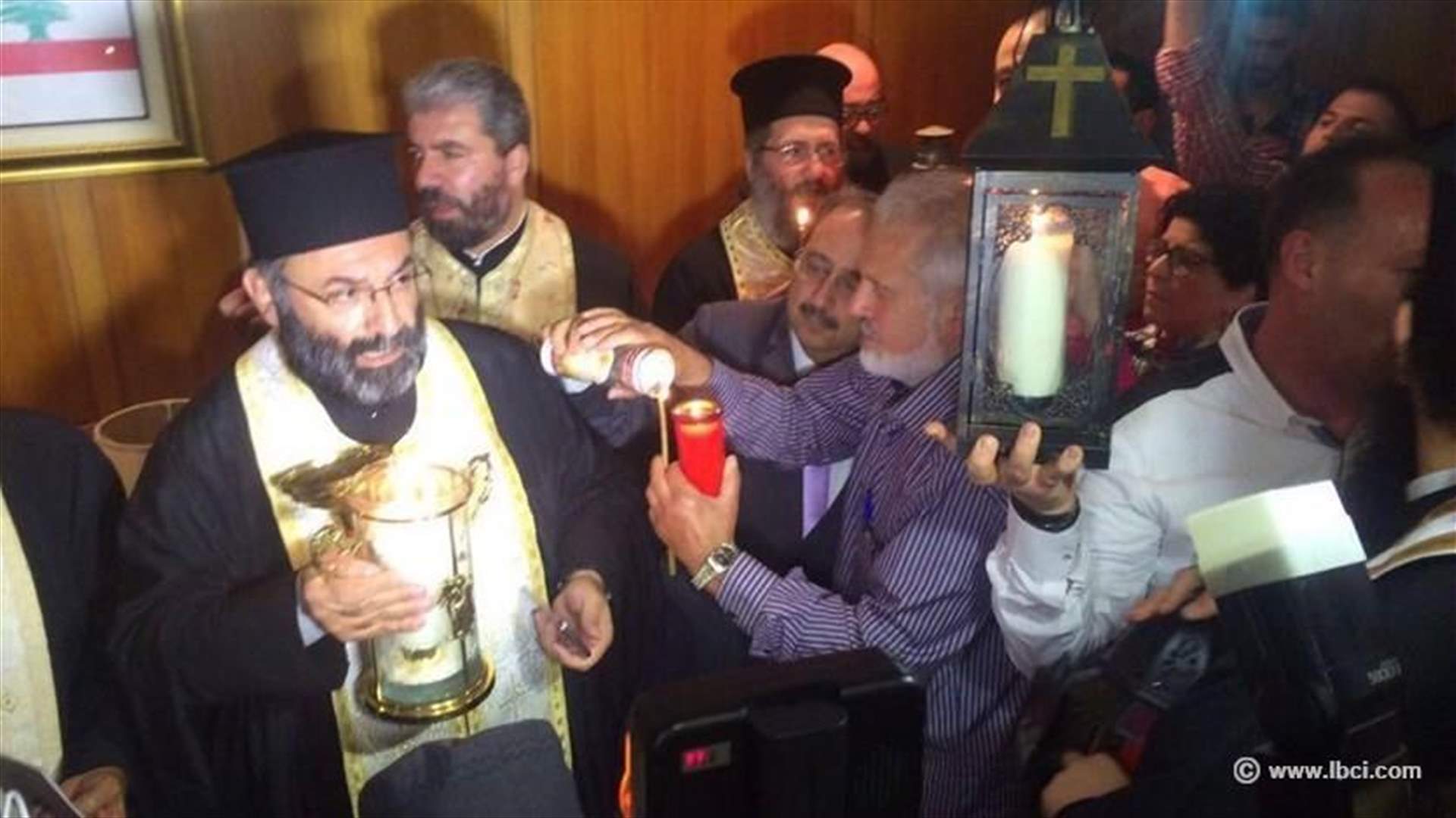 [PHOTOS] “Holy Fire” arrives in Beirut