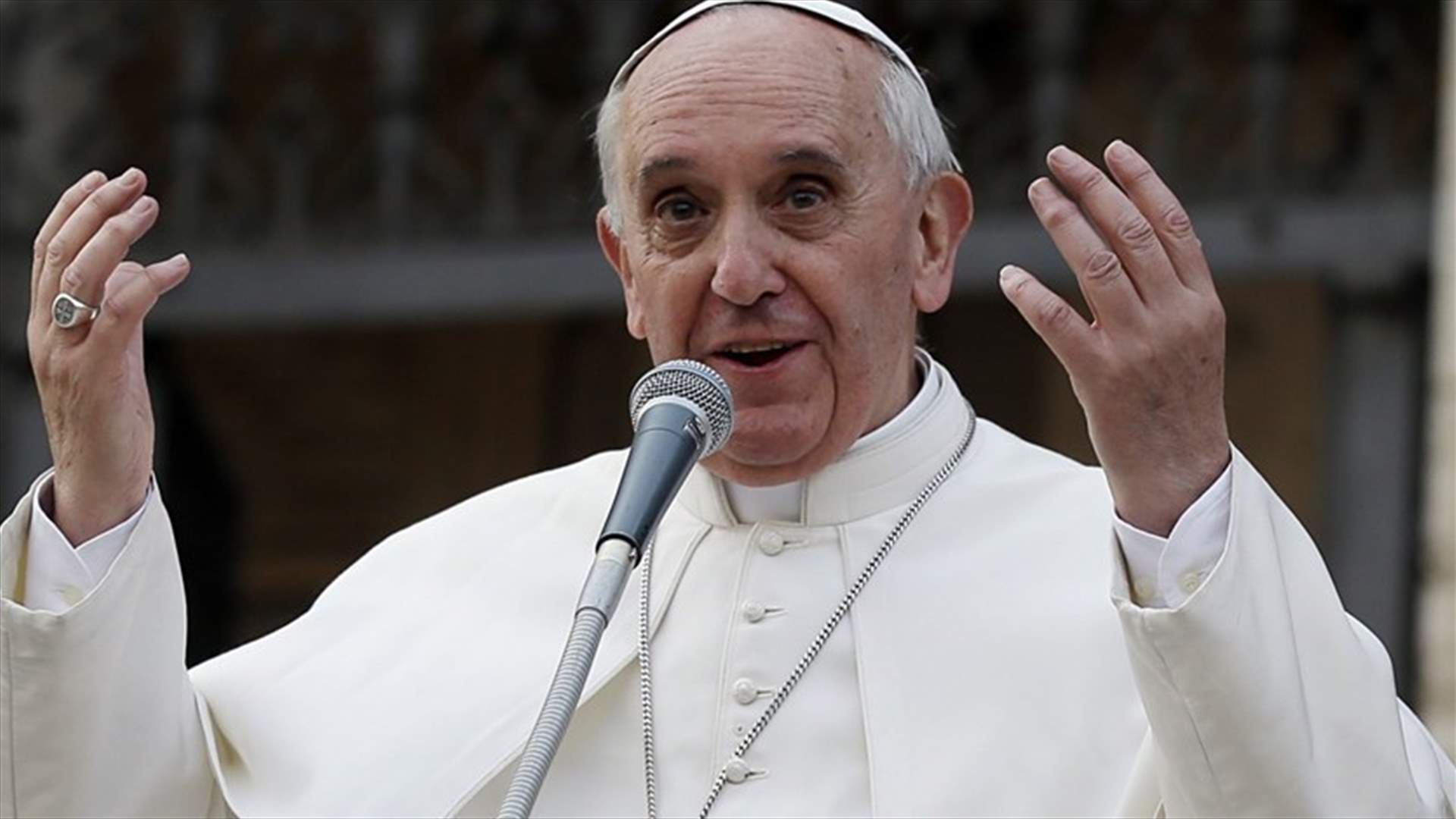 Pope decries 'desperate' situation in Syrian city of Aleppo