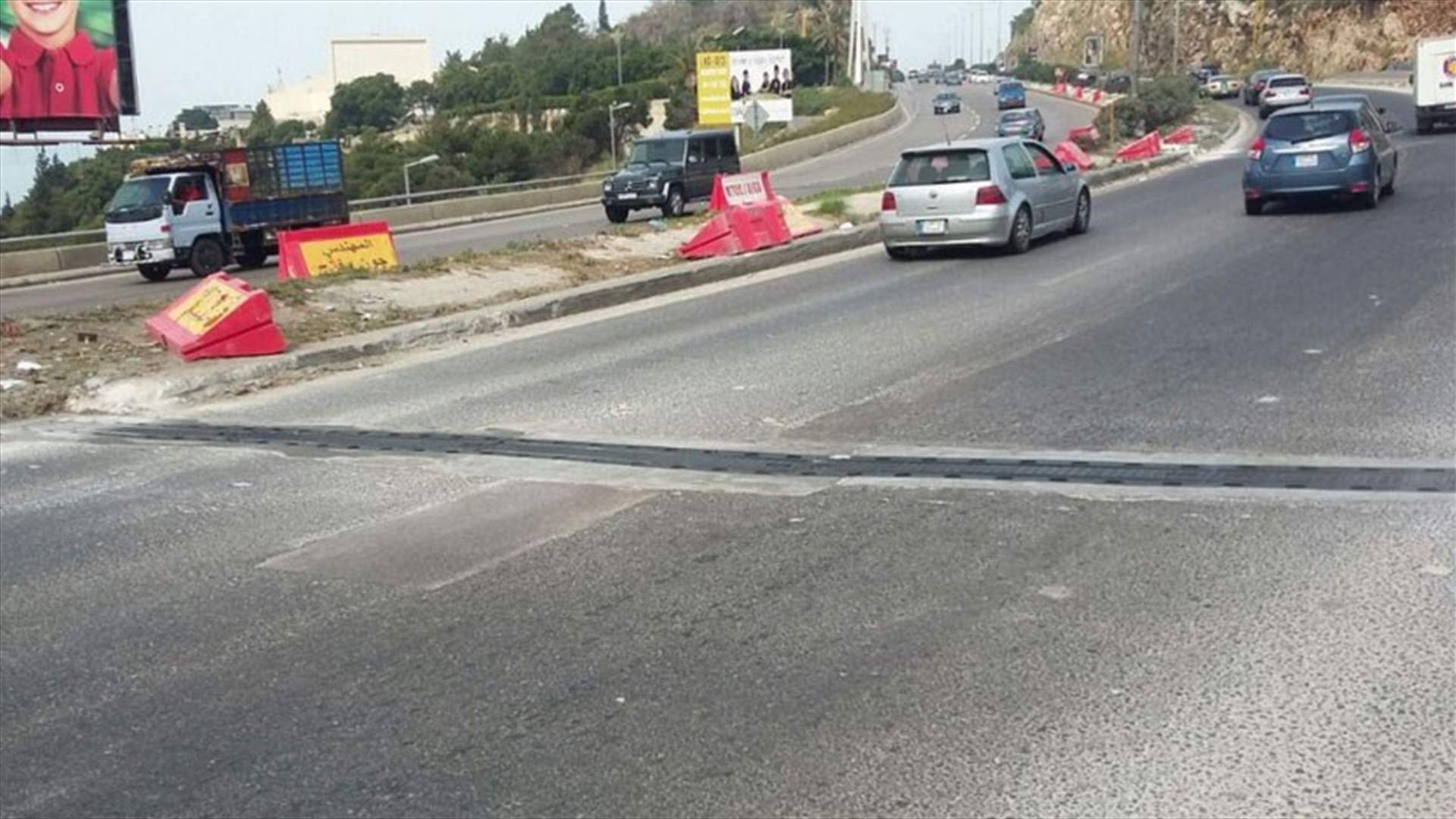 انتهاء الاعمال على جسر كازينو لبنان 