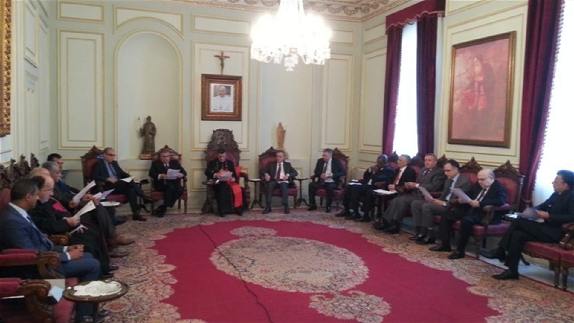 Patriarch Rai chairs Arab states’ Ambassadors meeting 