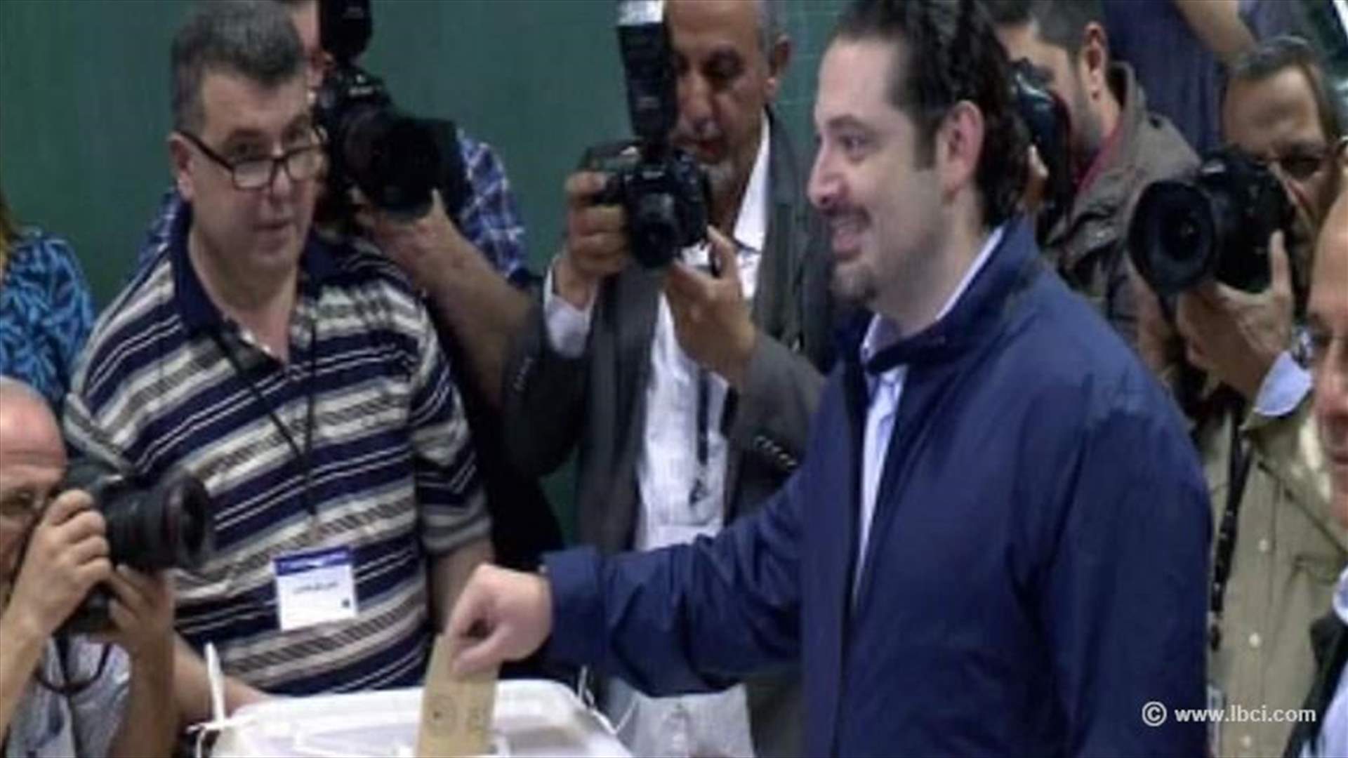 Hariri says voted for “Beirutis’ list”, hopes door will be opened before parliamentary, presidential elections