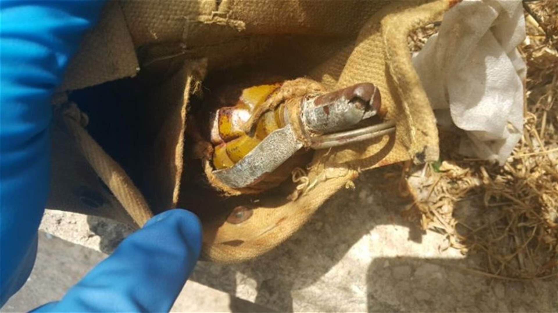 تفجير قنبلة يدوية عثر عليها في سن الفيل