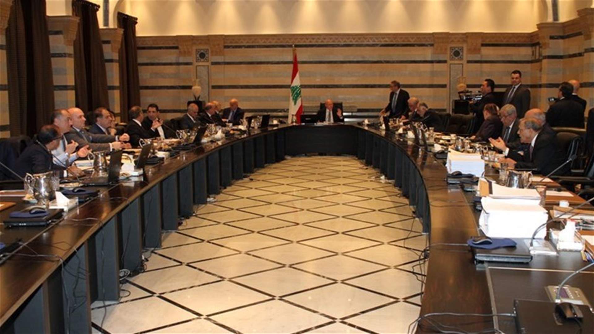 Cabinet convenes at the Grand Serail