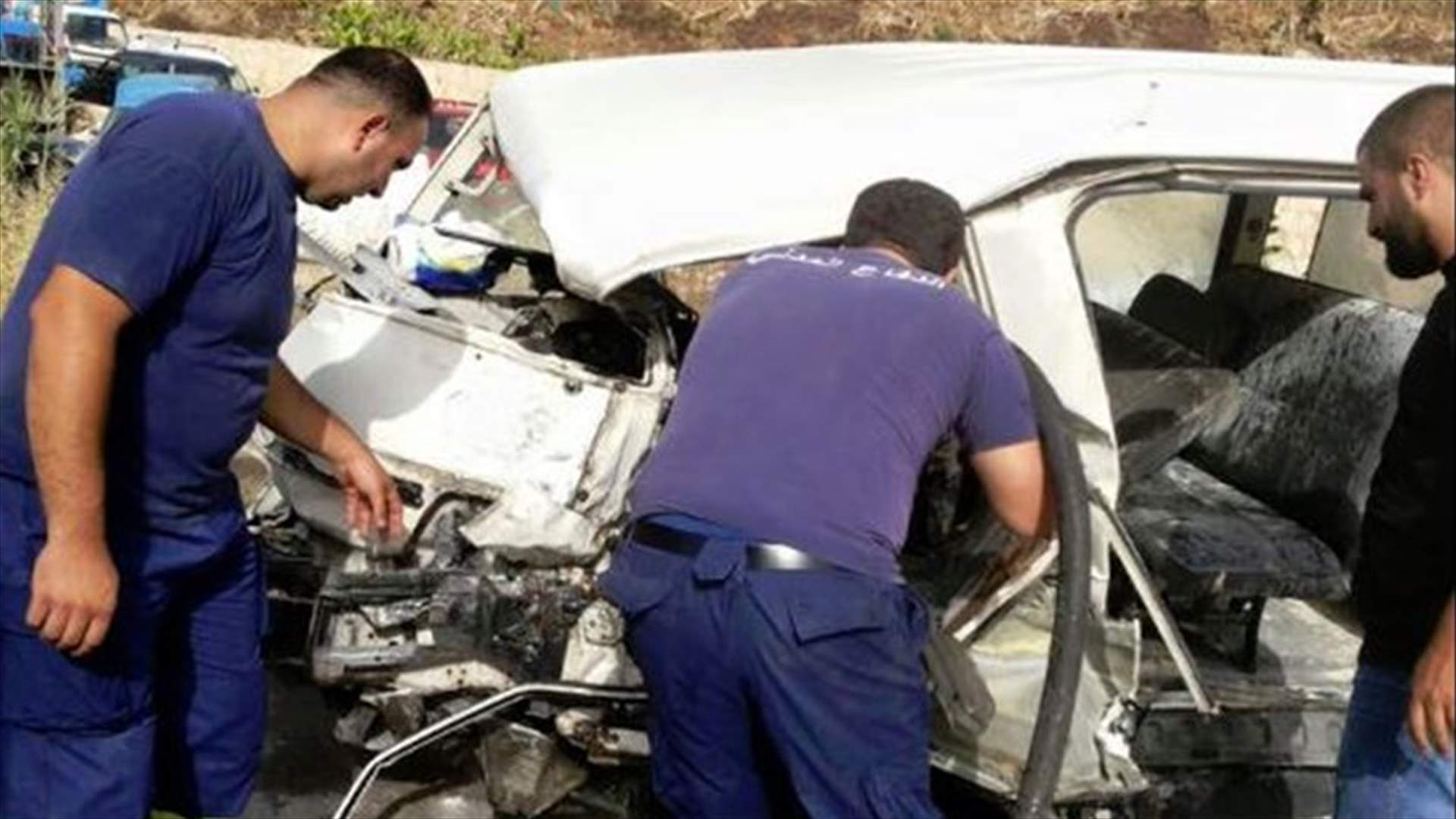 جريحان بحادث سير على طريق عام المصيلح
