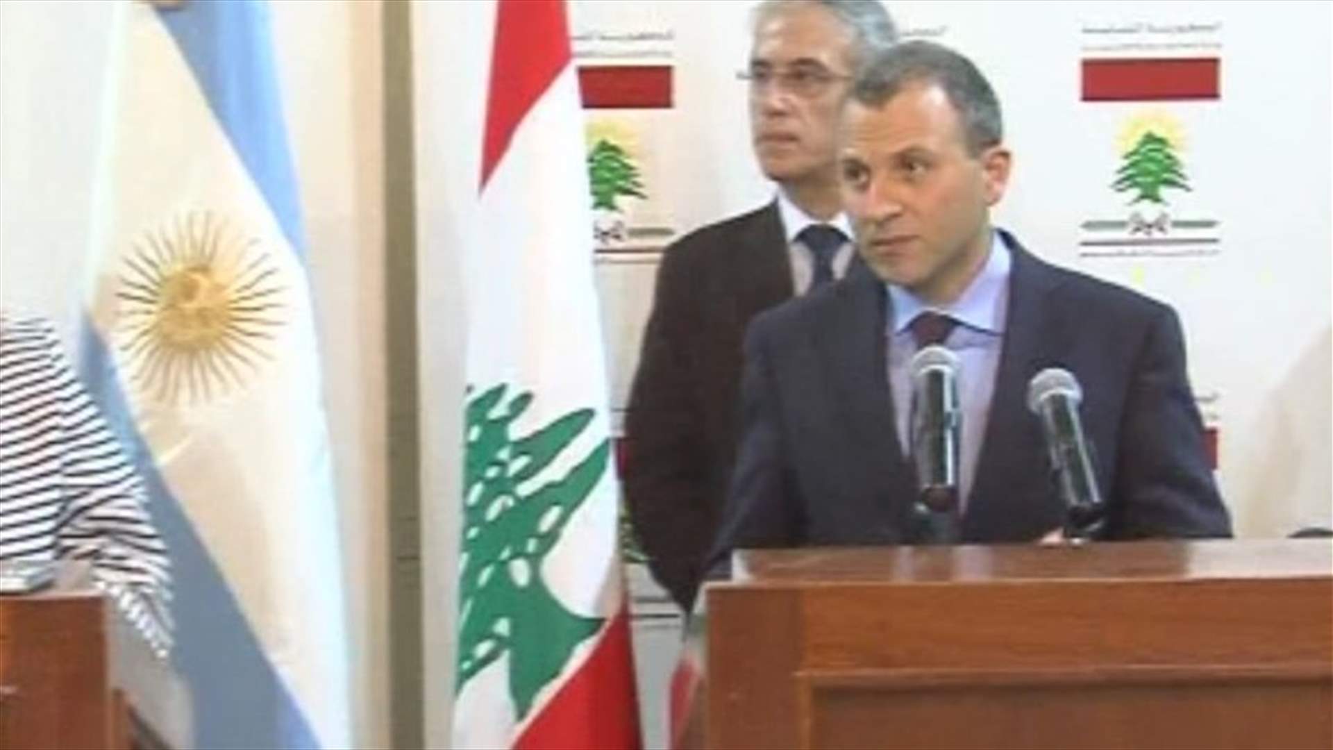 باسيل التقى نظيرته الارجنتينية: توطين النازحين السوريين ممنوع دستوريا