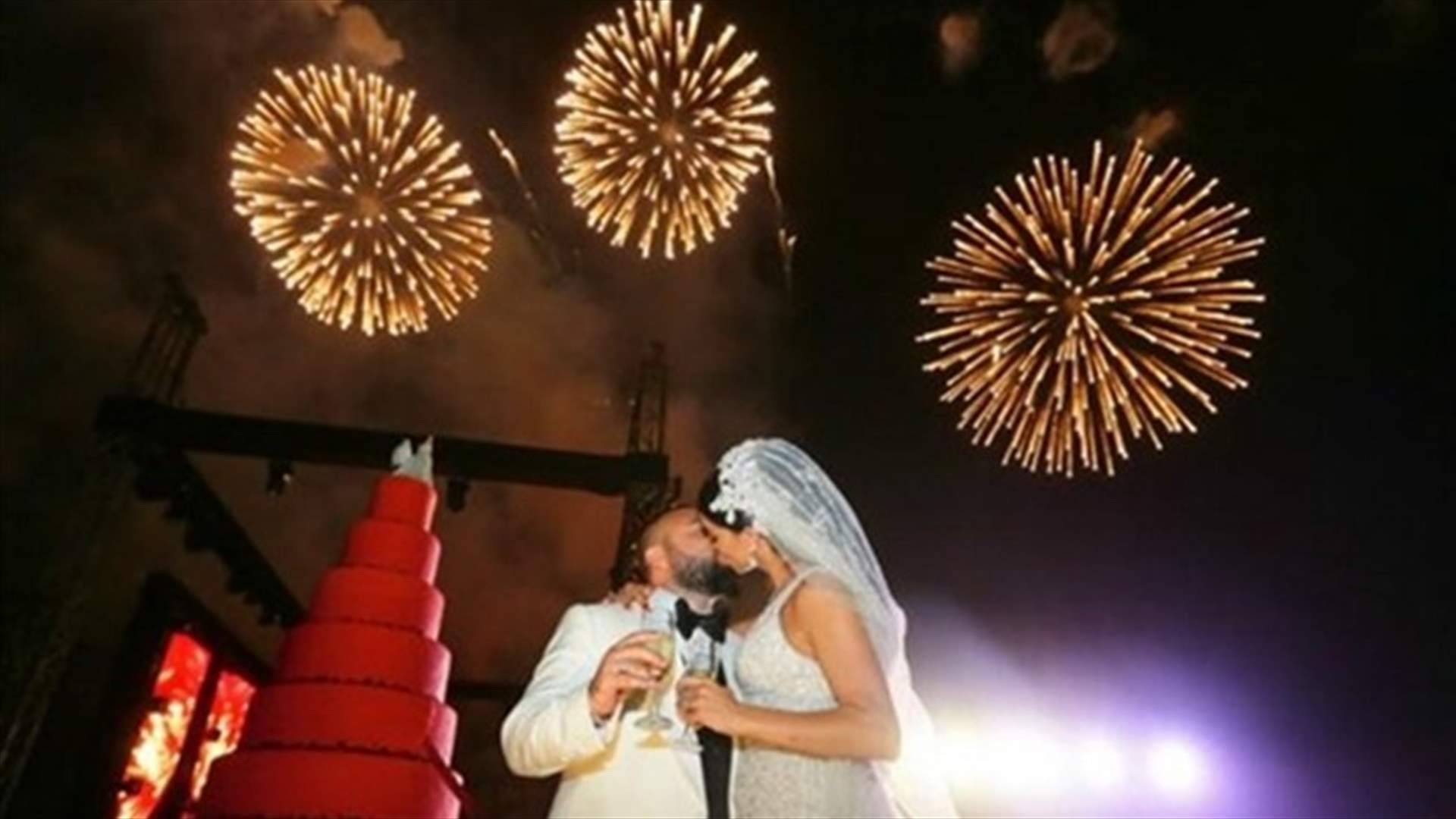 صورة مثيرة لريما فقيه بأحضان زوجها في شهر العسل