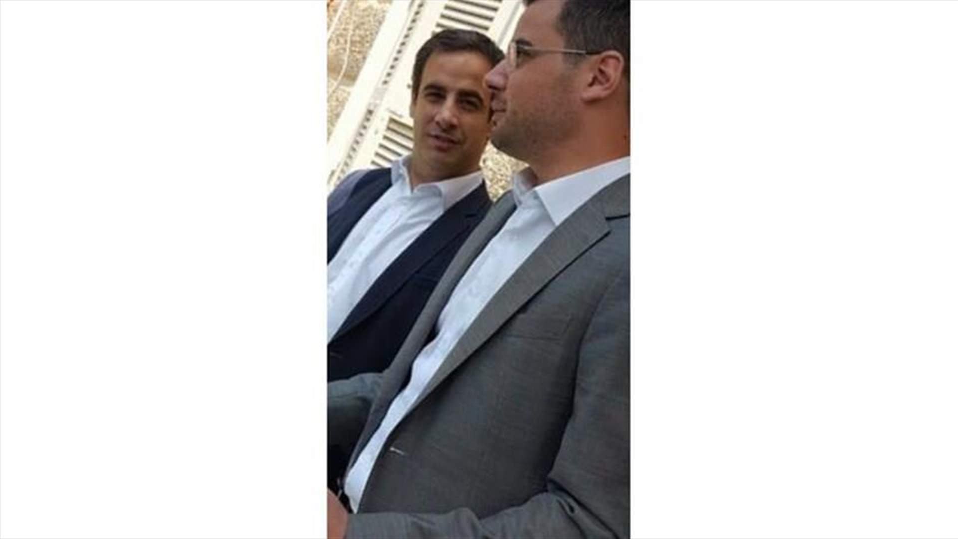 بالصورة: طوني فرنجية وميشال معوض يتفقان على الإنماء