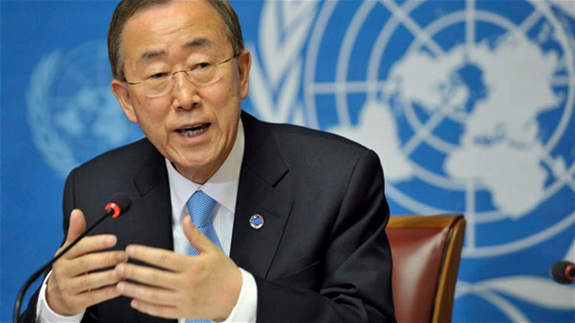 UN chief Ban calls for halving of numbers of displaced by 2030