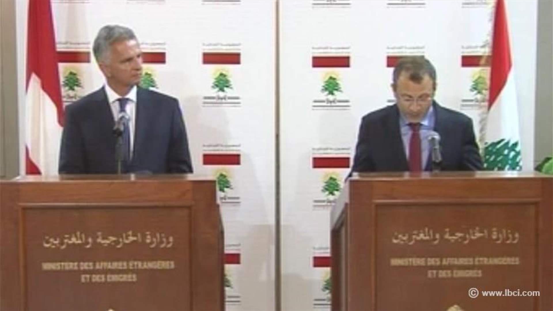 Bassil meets Swiss Foreign Affairs Minister in Beirut 