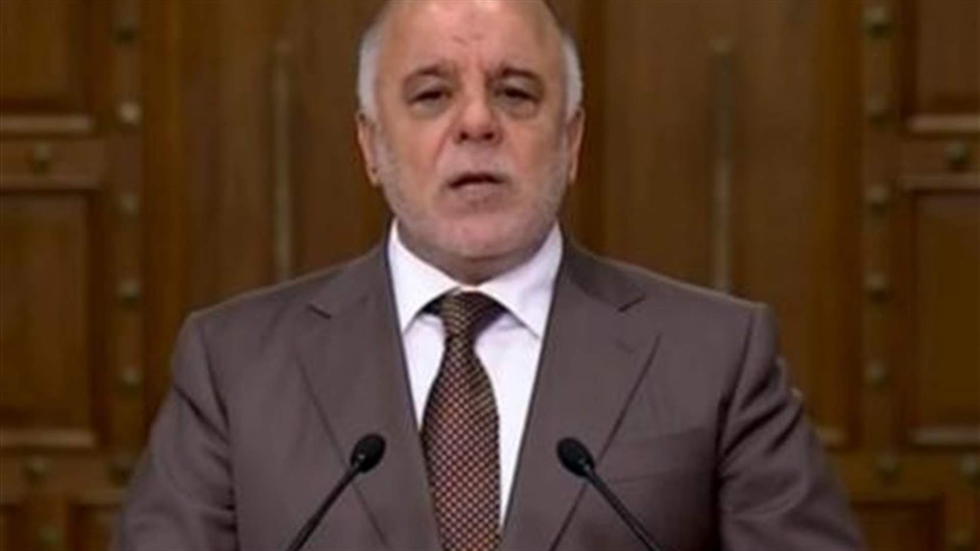 Iraq PM urges end to protests while army busy fighting Islamic State