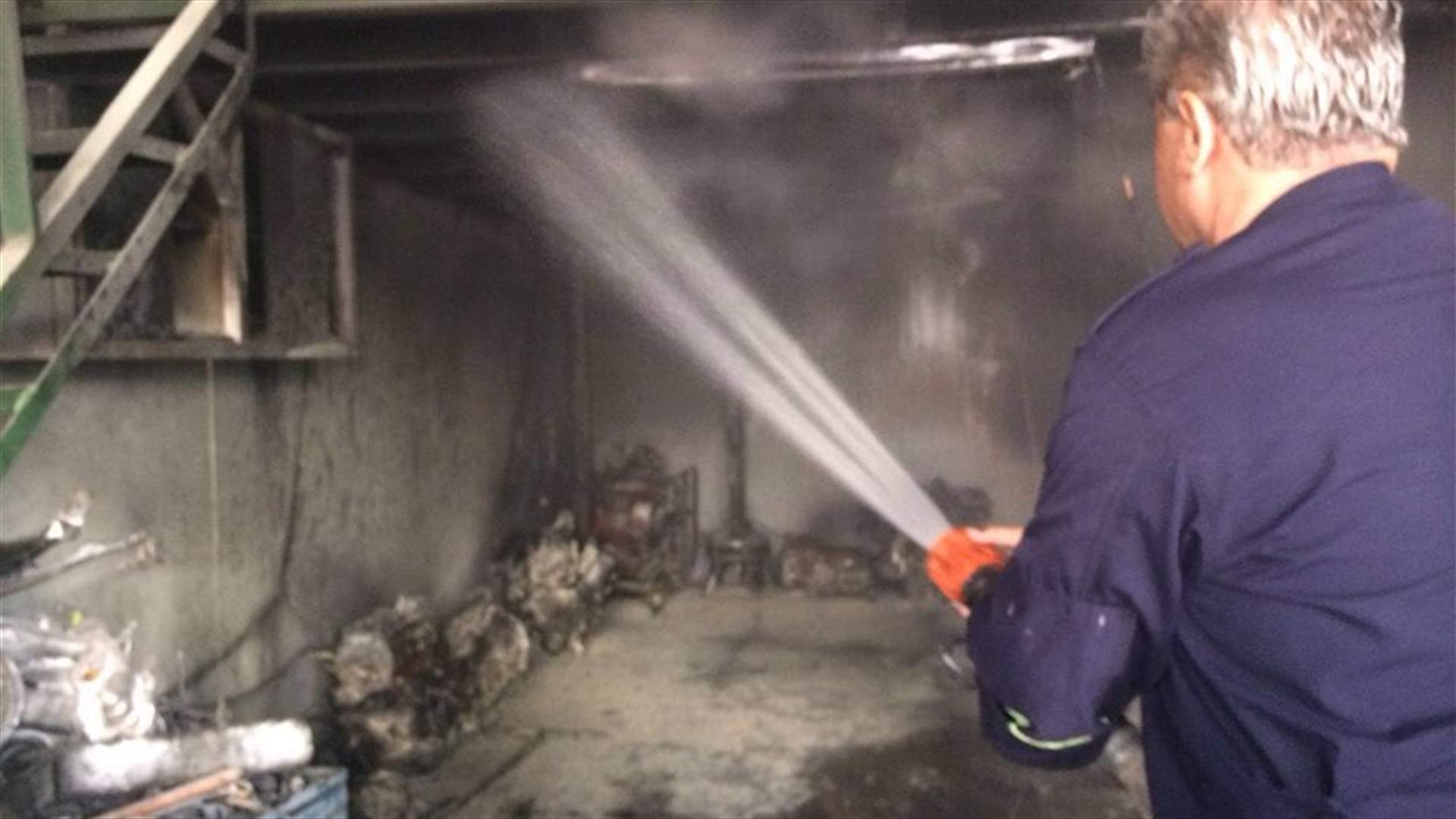جريحان بحريق داخل كاراج في زحلة