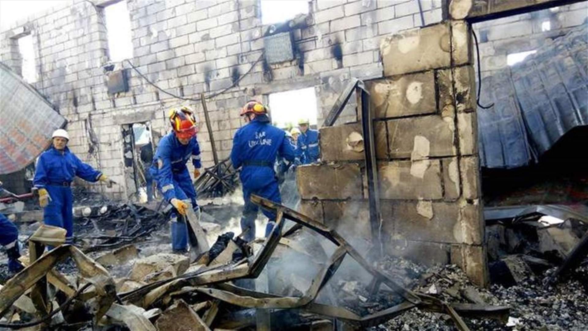أكثر من 16 قتيلاً في حريق في دار للمسنين في اوكرانيا