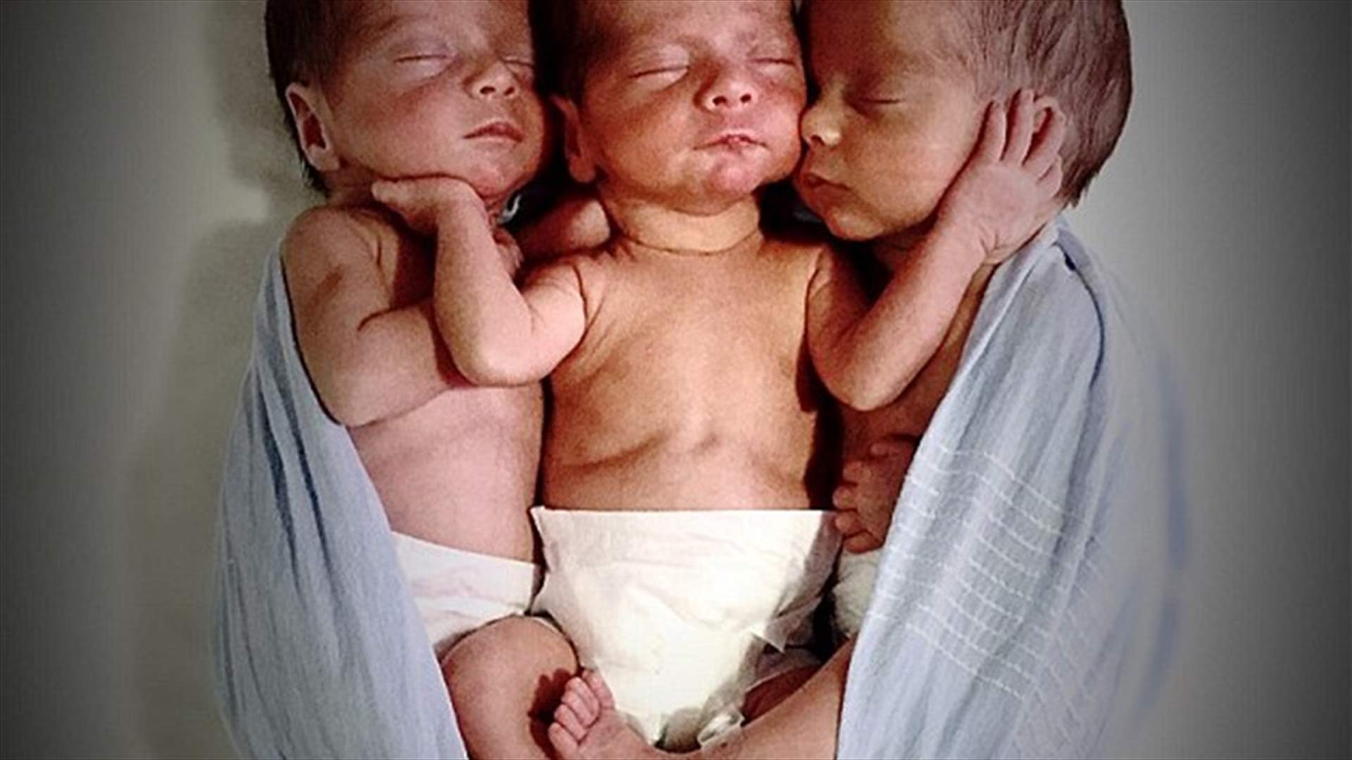 [PHOTOS] Miracle Boy Triplets Beat Odds Of 200 Million-To-One To Be Born Exactly The Same